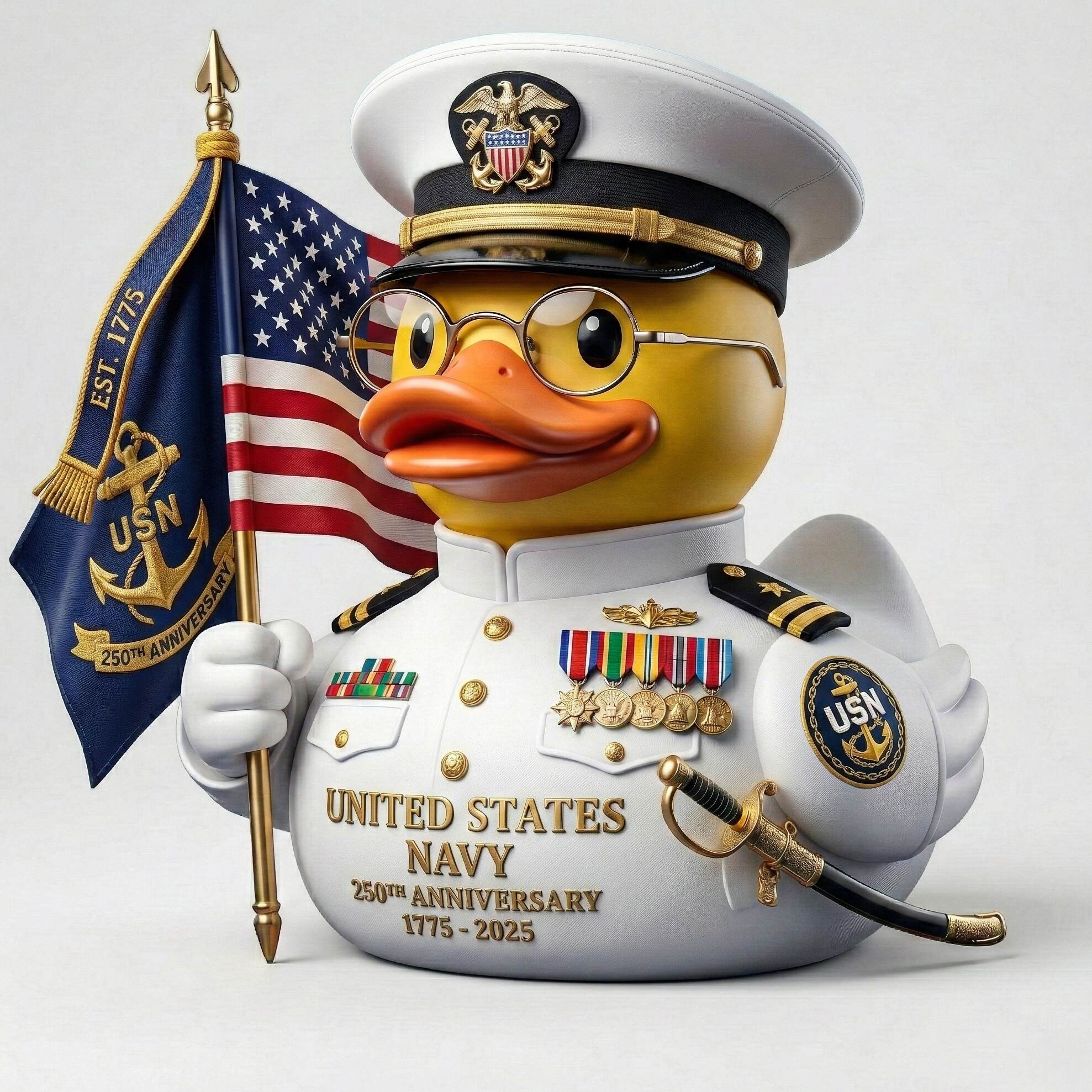 United States Navy 250th Anniversary Duck