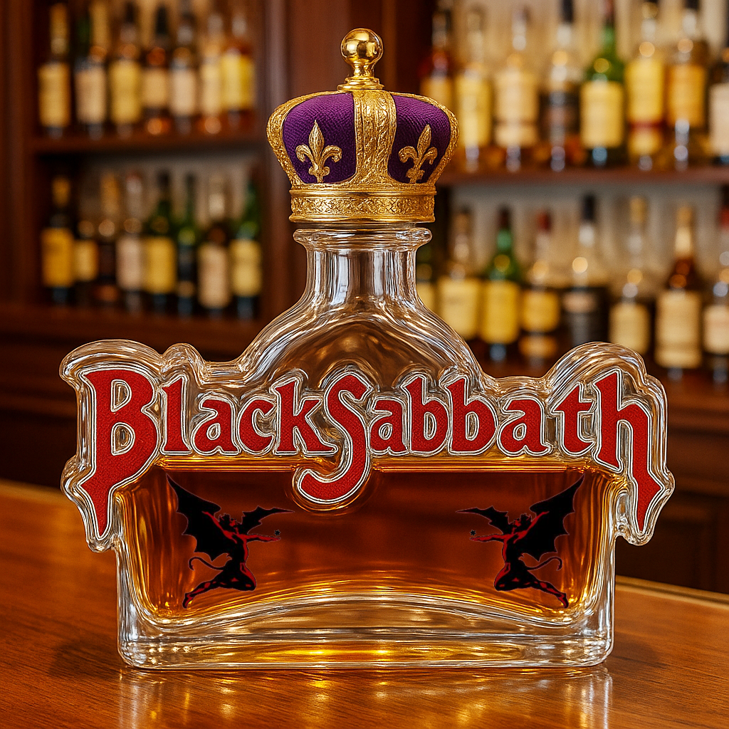 Black Sabbath Whiskey Bottle