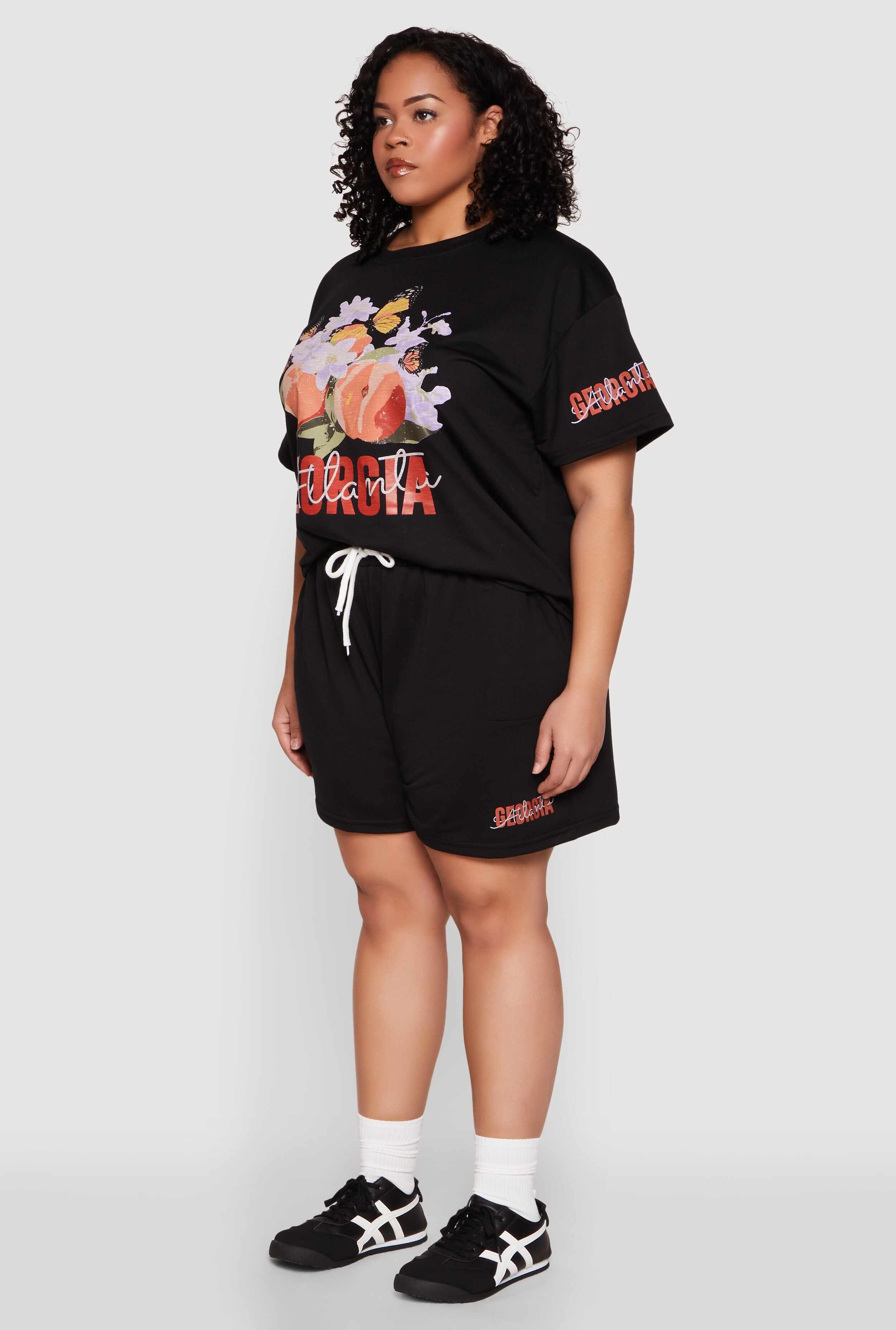 Plus Size Atlanta Georgia Peaches Graphic Top