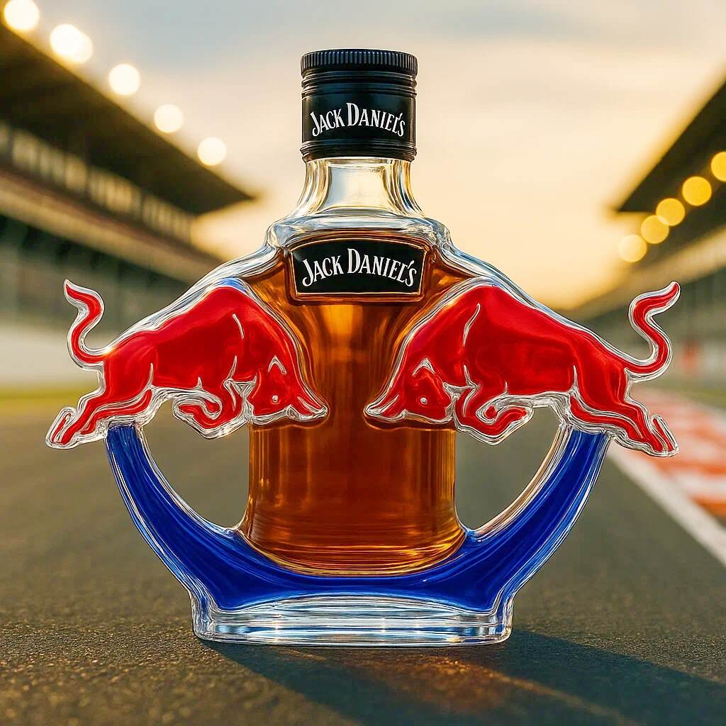 Red Bull Whisky Bottle