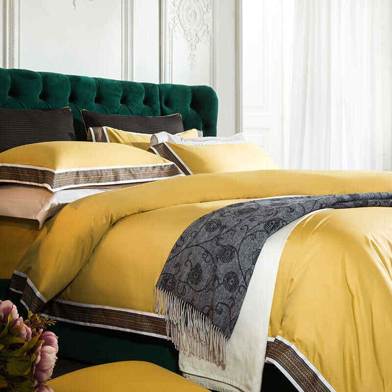 Fezaran Silky Soft Egyptian Cotton Duvet Cover Set