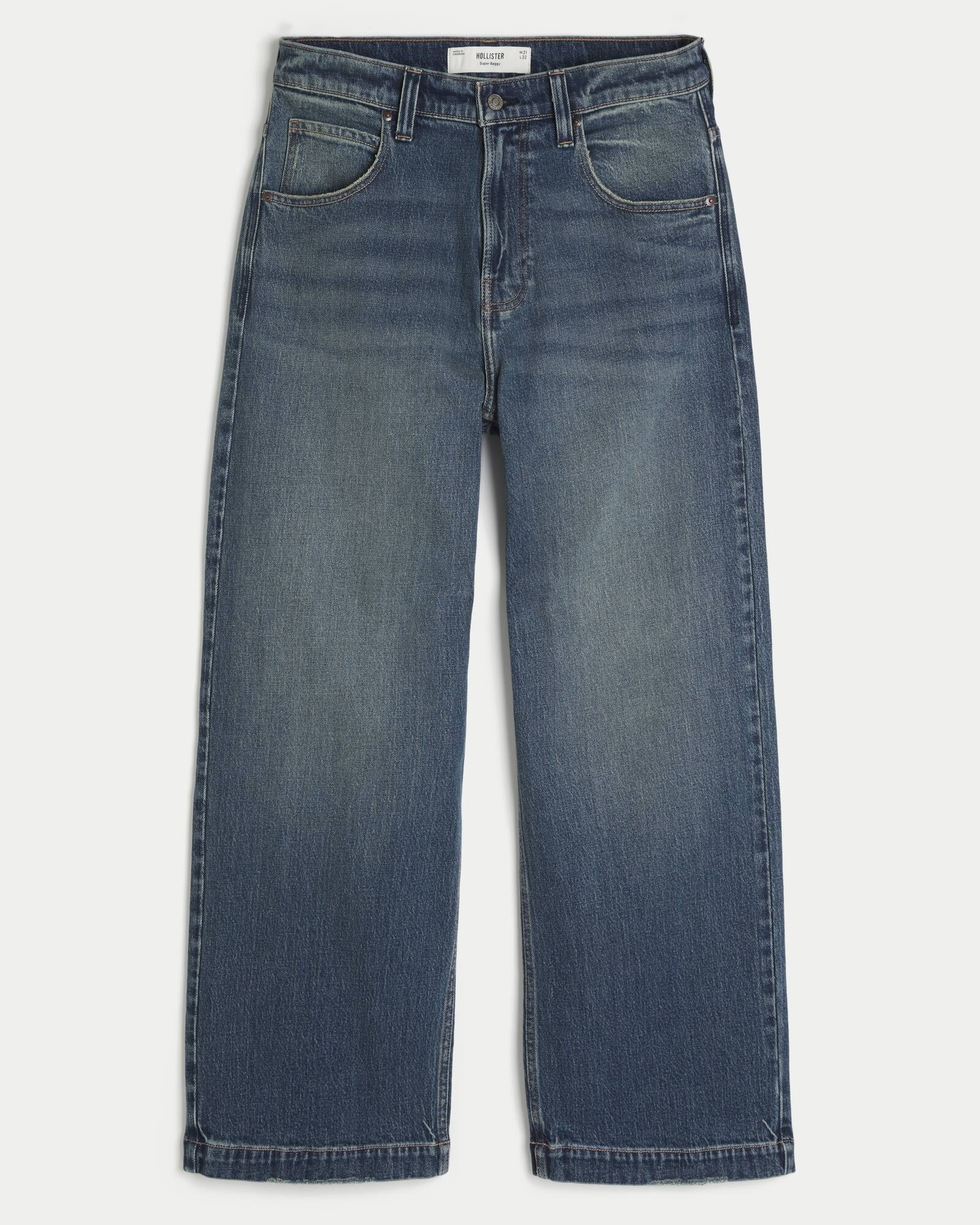 Medium Wash Super Baggy Jeans