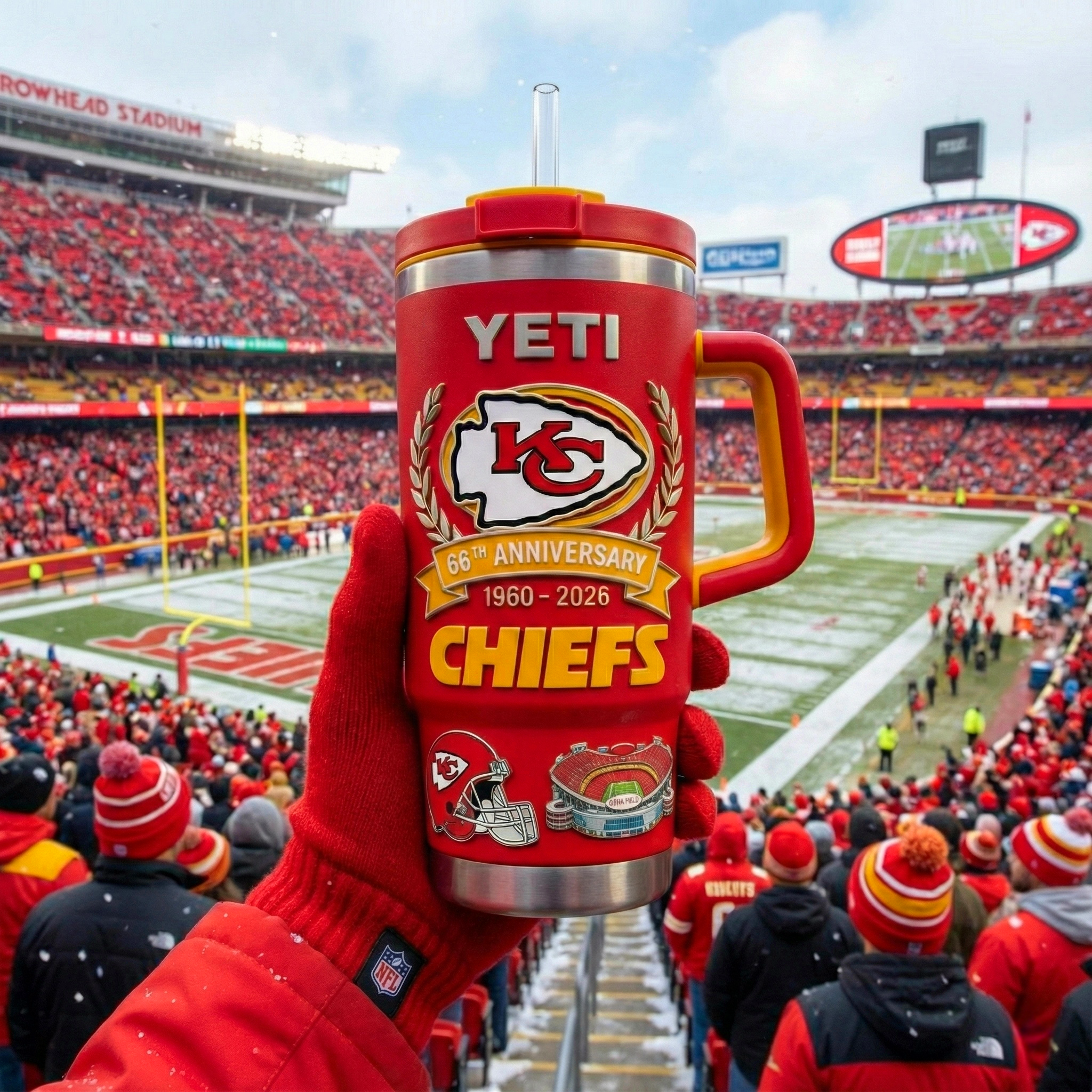 Chiefs 66th Anniversary YETI Tumbler