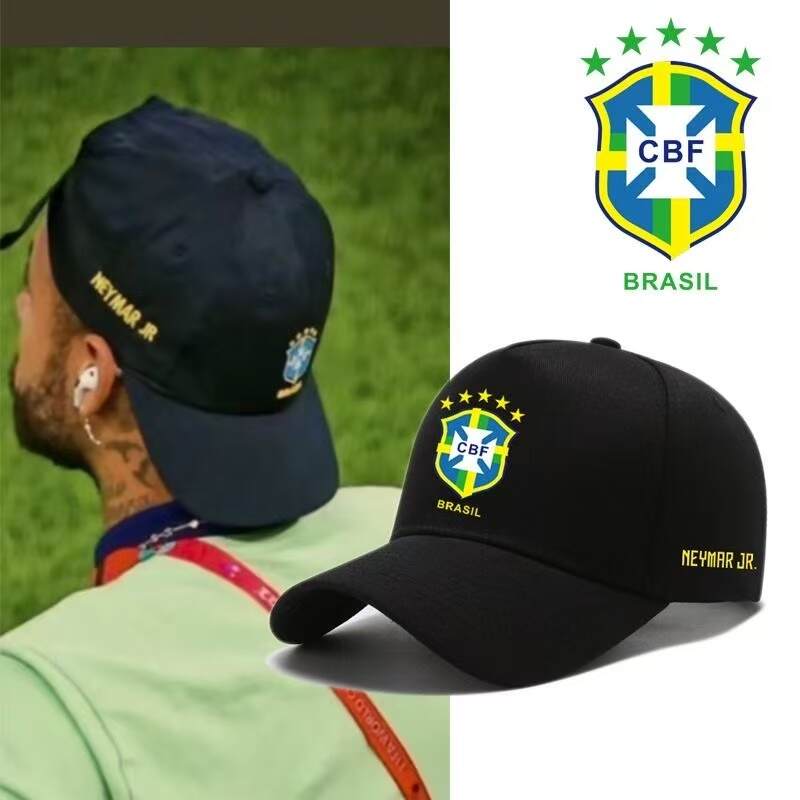 Brazilian-style football baseball cap