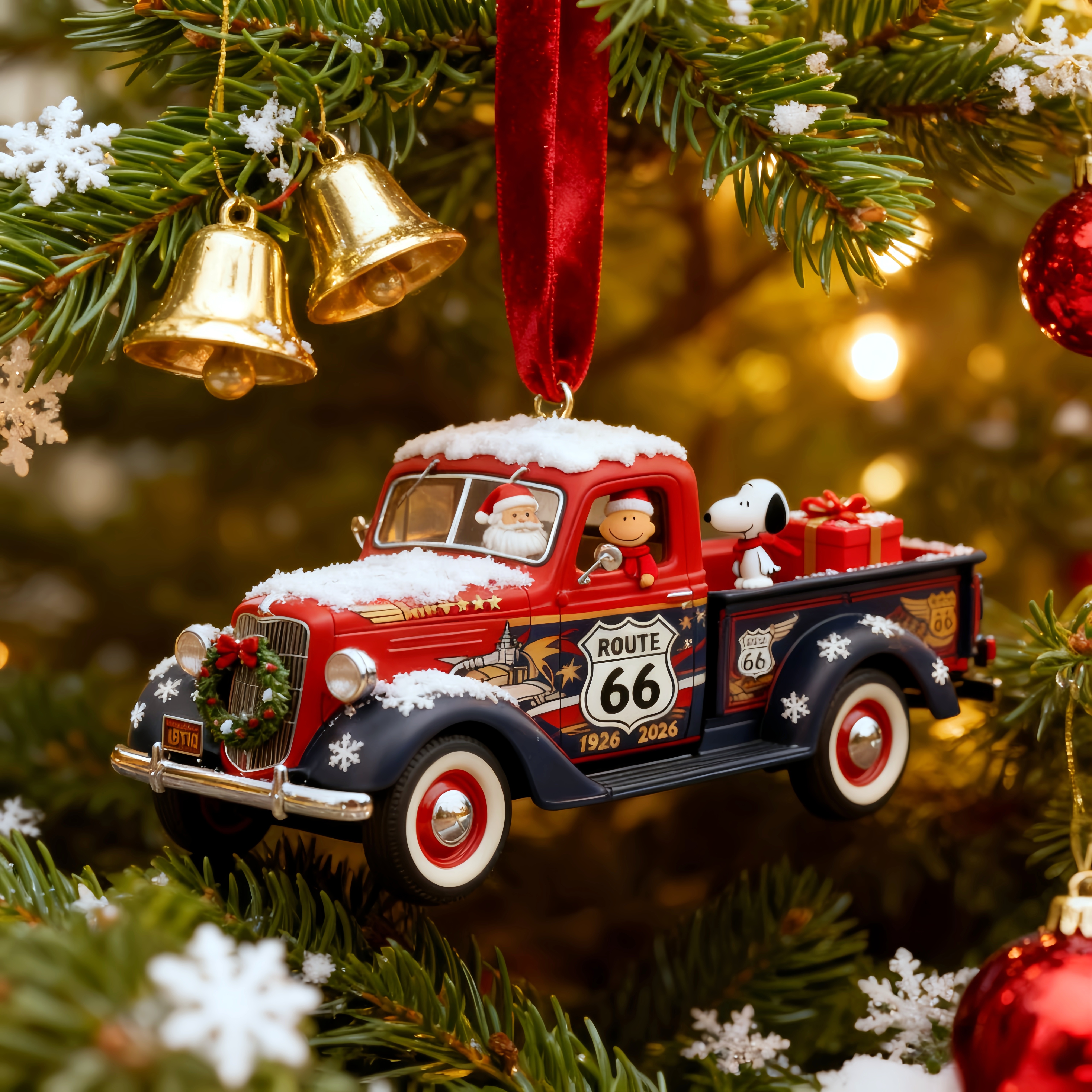 Snoopy x Route 66 100th Anniversary Ornament