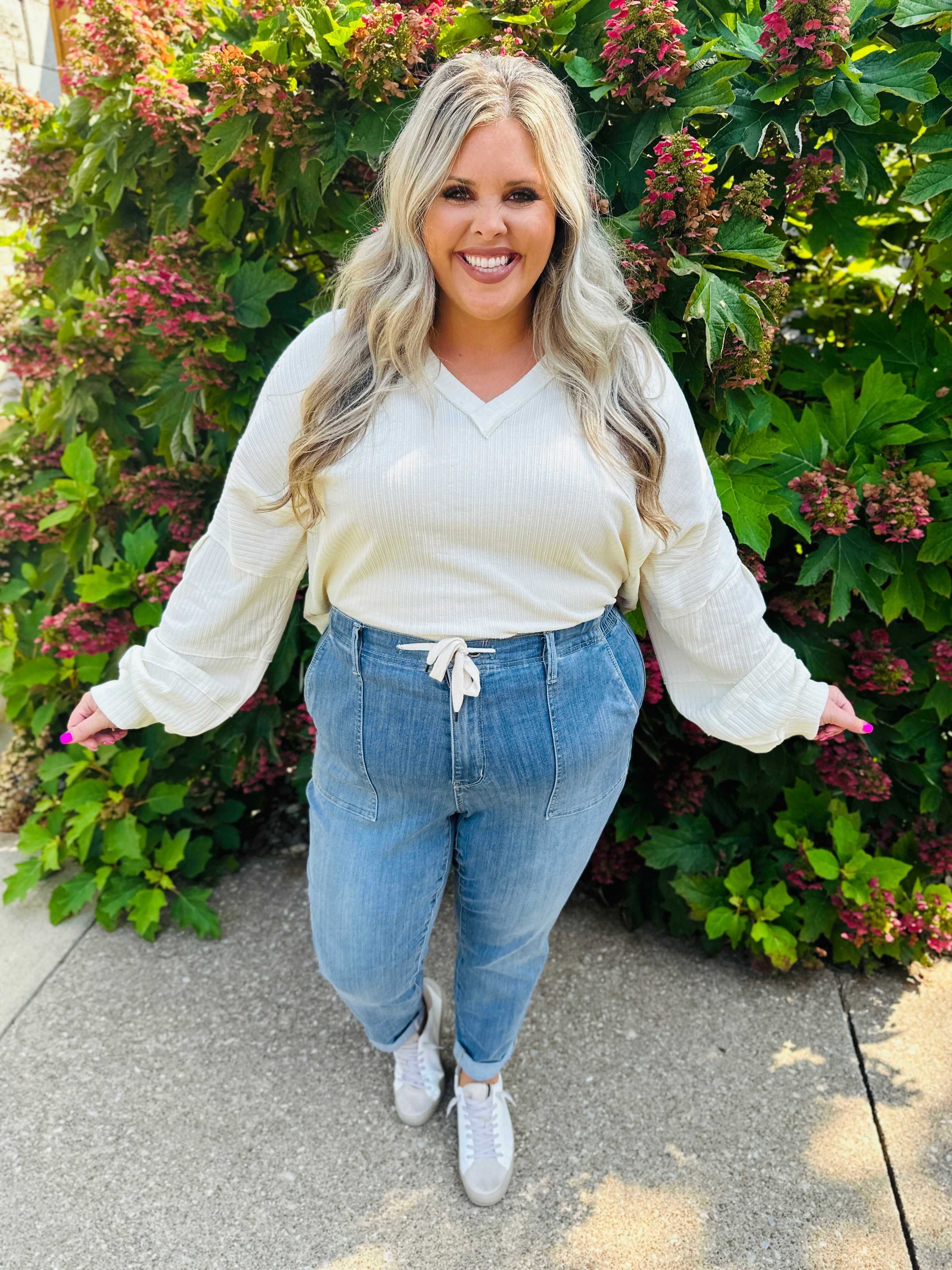 Joggers REG/CURVY Jog It Out Denim Joggers RESTOCK!