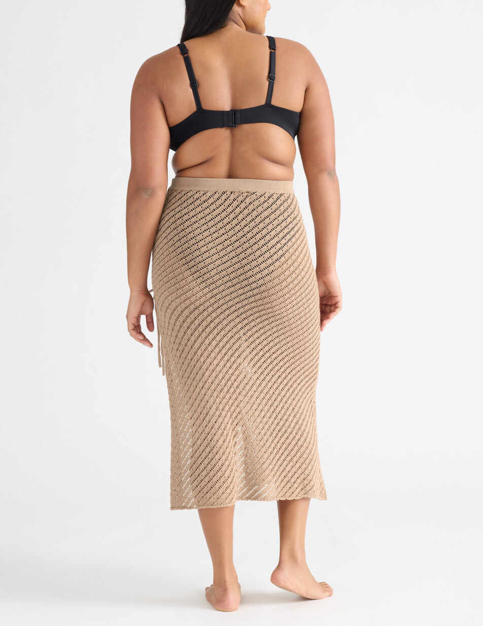 Crochet-Knit Beach Skirt