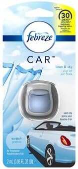 Febreze Car Air Fresheners, New Car Scent, Odor Eliminator for Strong Odors Car Vent Clips (2 Count)