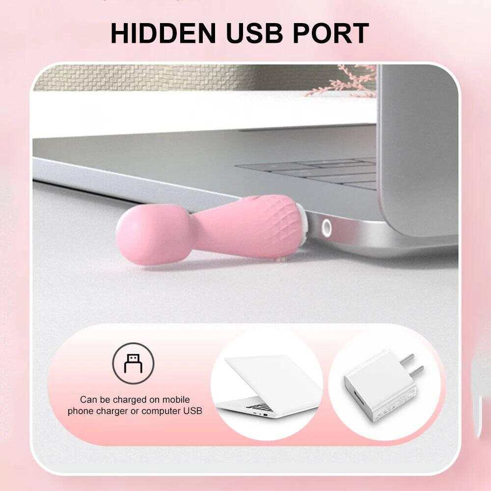 10 Modes Strong Vibration Mini Vibrator: Magic Stick USB Charging Massager, Clitoris and G-Spot Stimulator - Sex Toy for Women, Adults 18+