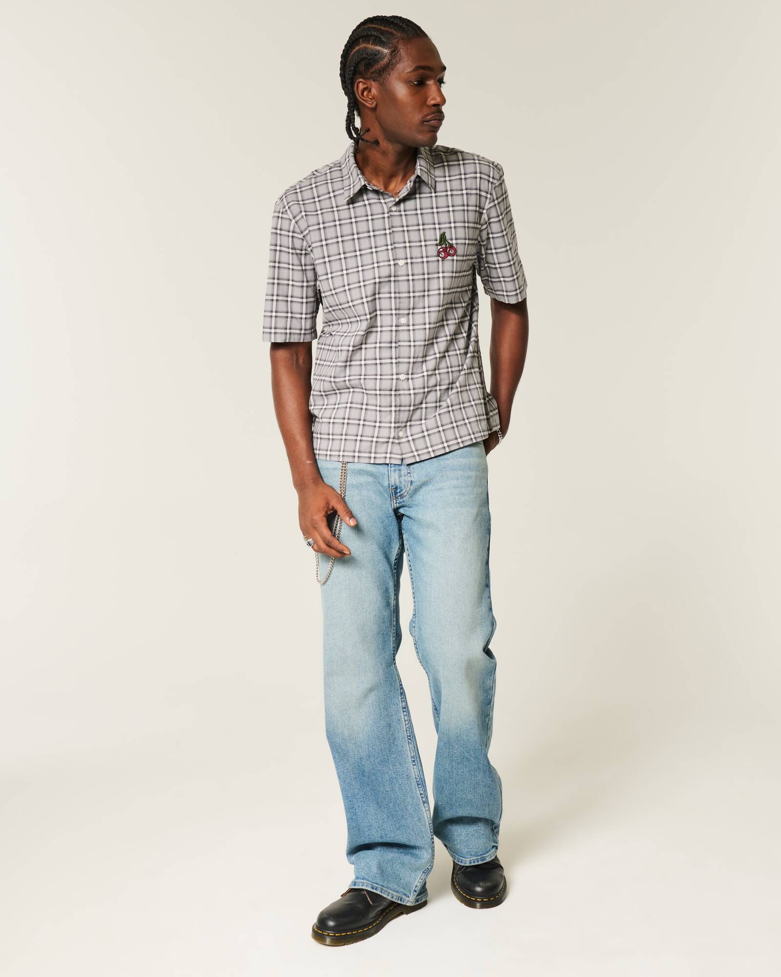 Light Wash Bootcut Jeans