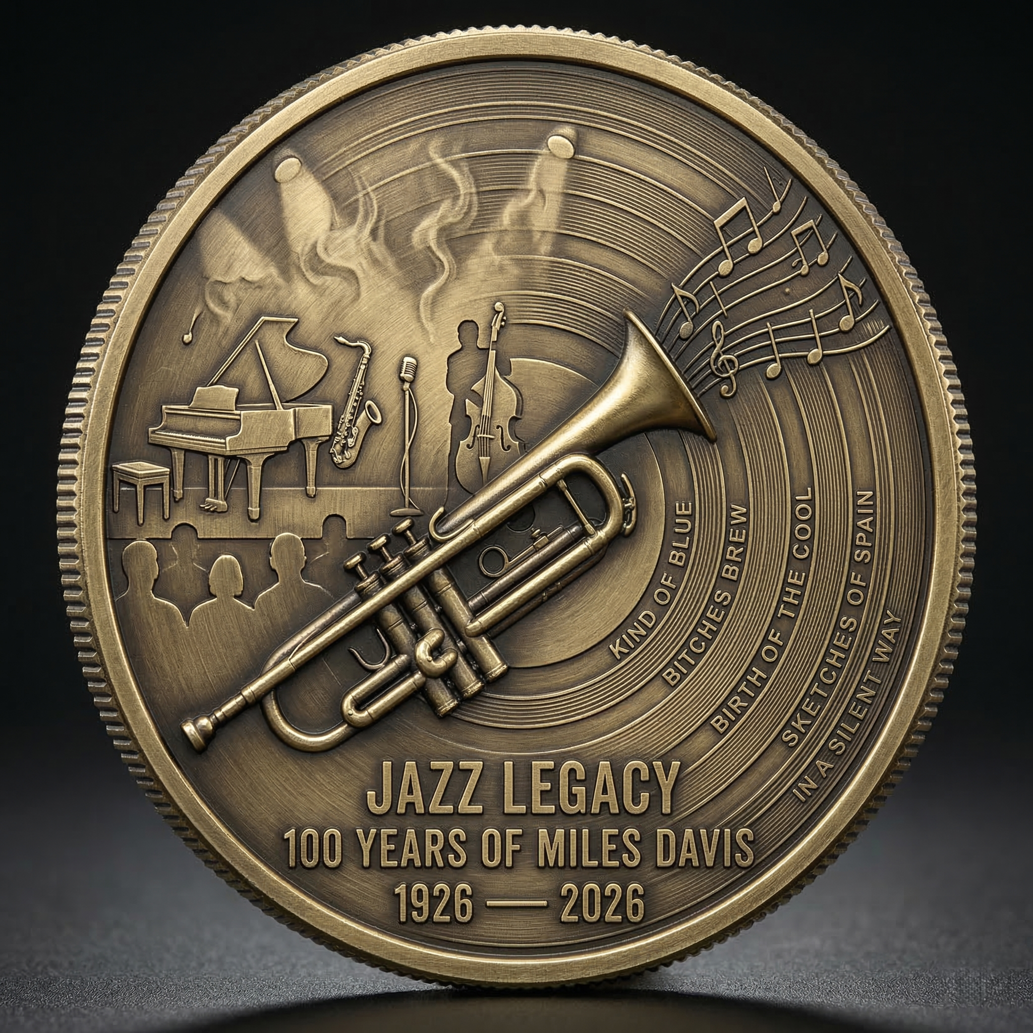 Miles Davis 100th Anniversary Jazz Legacy Collector Coin