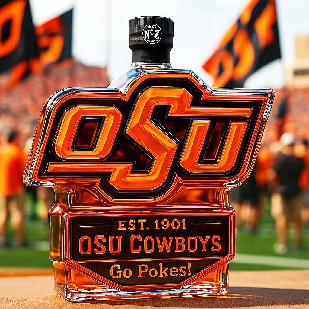🏈OSU Cowboys Limited Edition Whiskey Bottle