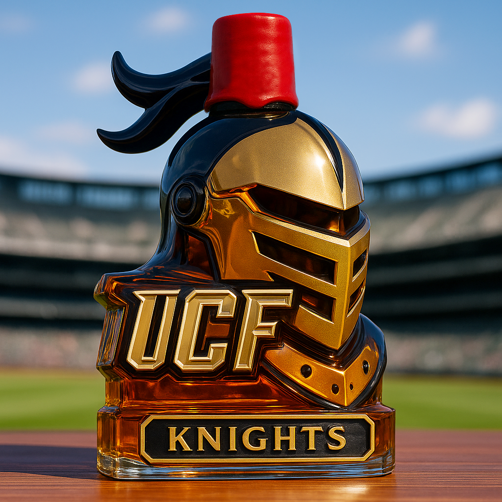 UCF Knights Whiskey Bottle
