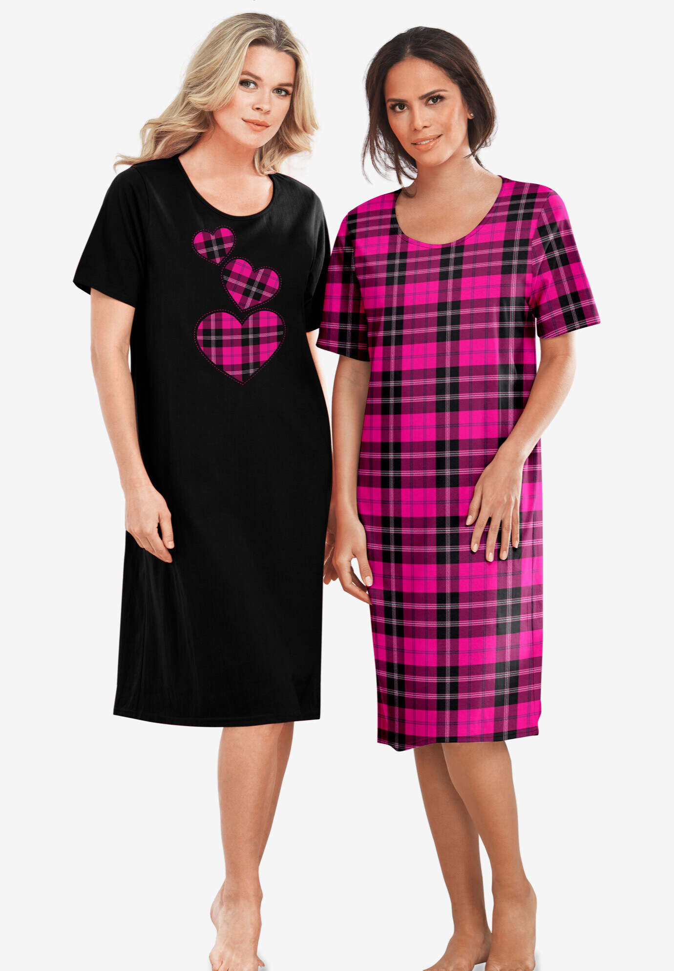 2-Pack Short-Sleeve Sleepshirt