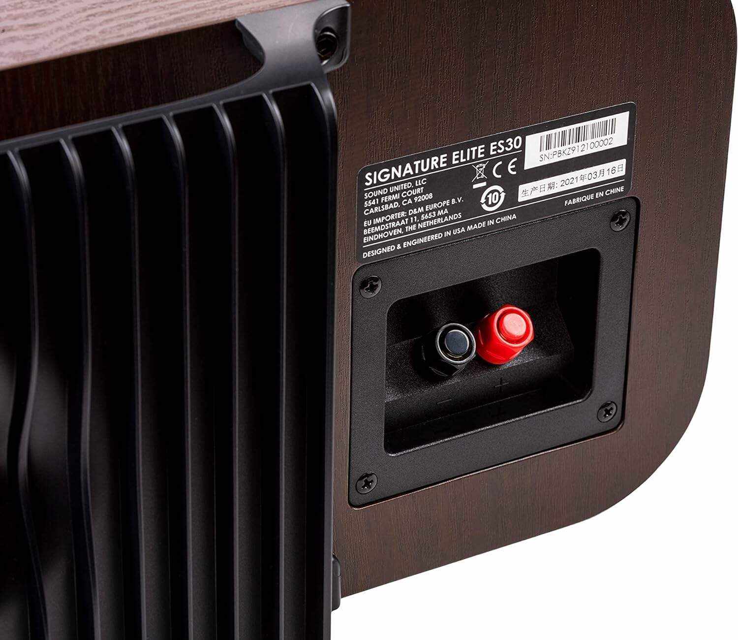 Polk Audio Signature Elite ES20 Bookshelf Speaker - Hi-Res Audio Certified,Dolby Atmos & DTS:X Compatible, 1