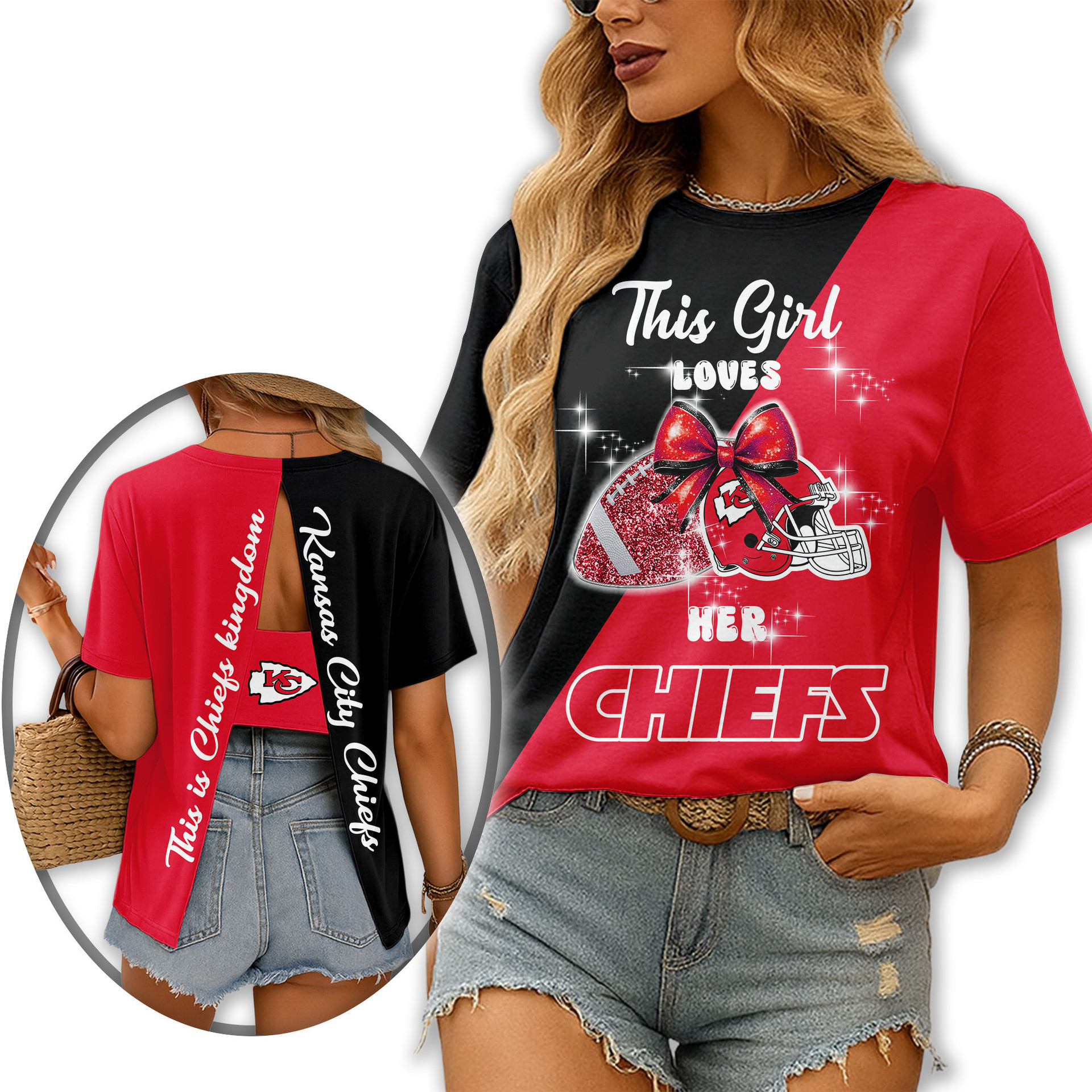 Kansas City Chiefs | Premium NFL Back Slit Short Sleeve TD