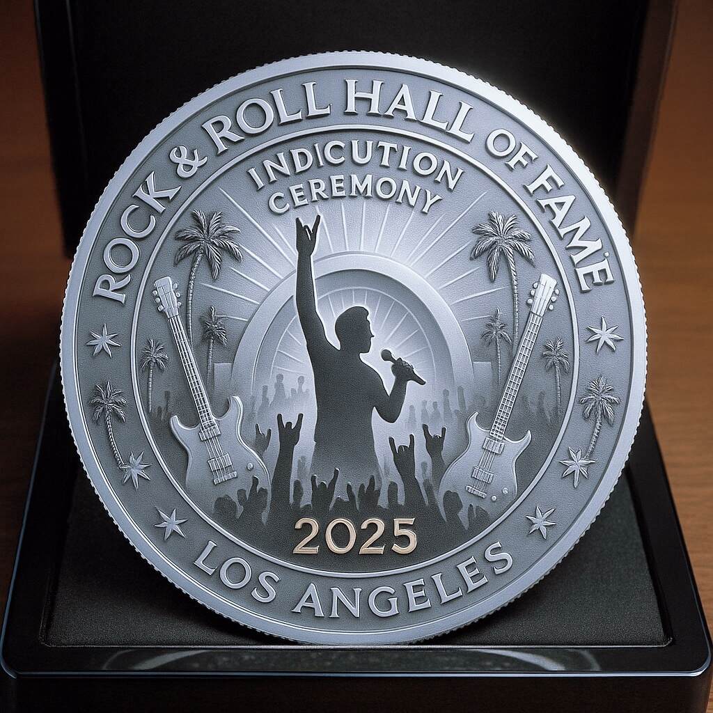Rock & Roll Hall of Fame 2025 Induction Ceremony Commemorative Coin