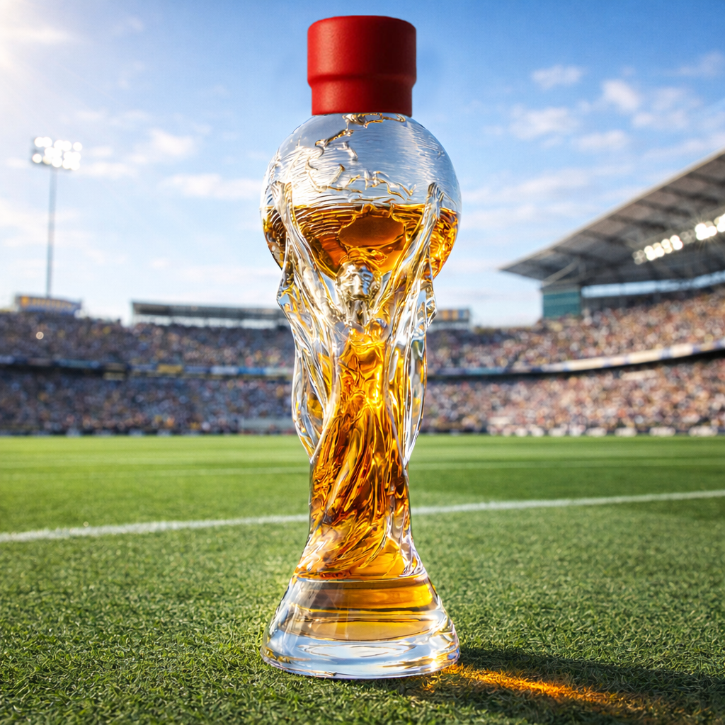FIFA World Cup Champion Trophy Whiskey Bottle