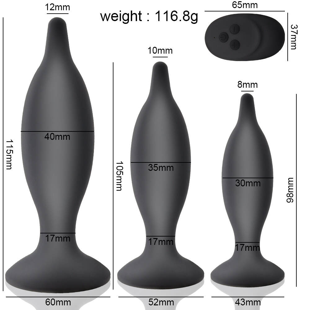 Anal Dildo Vibrator Prostate Massage G-spot Stimulator