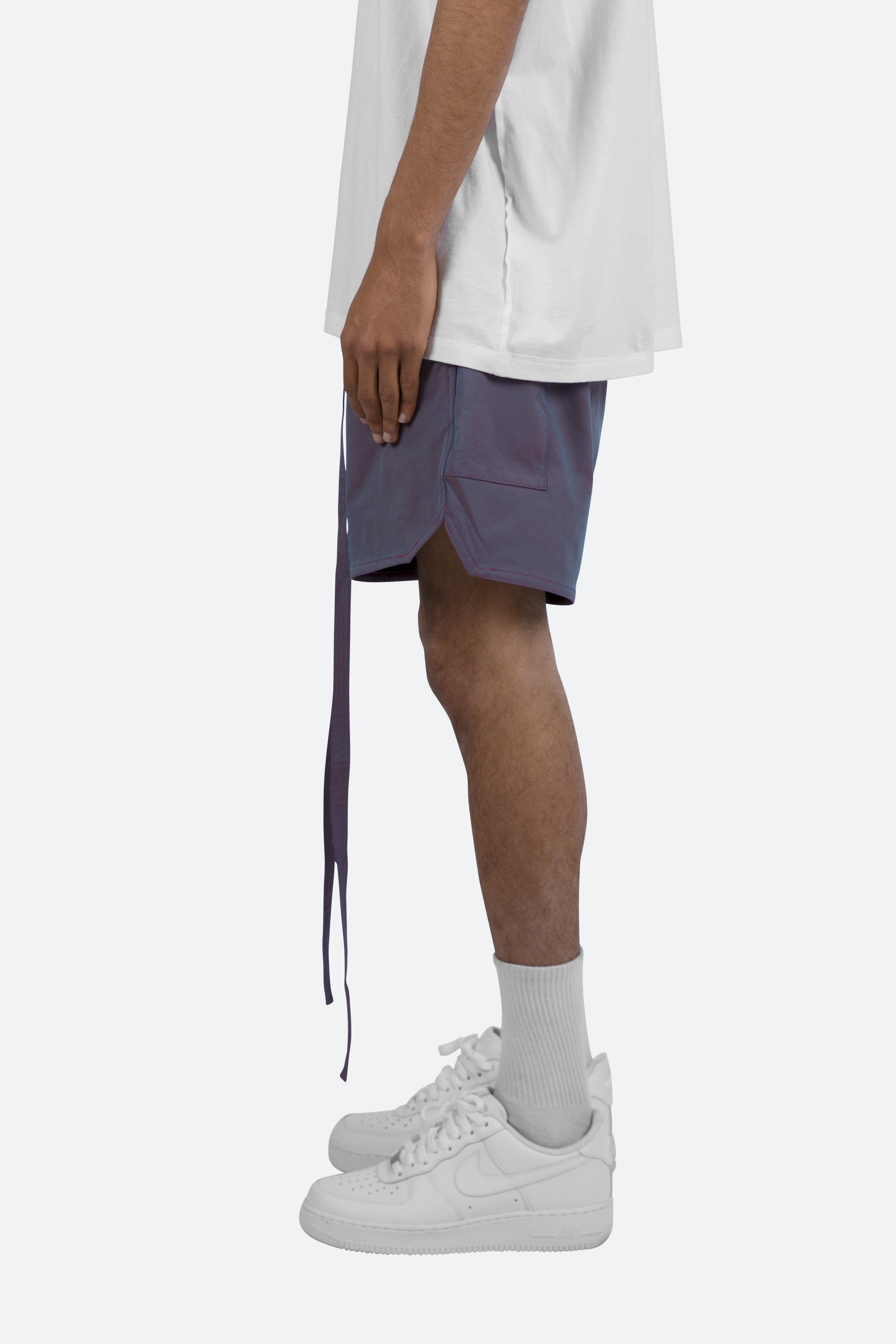 Nylon Carpenter Shorts - Purple