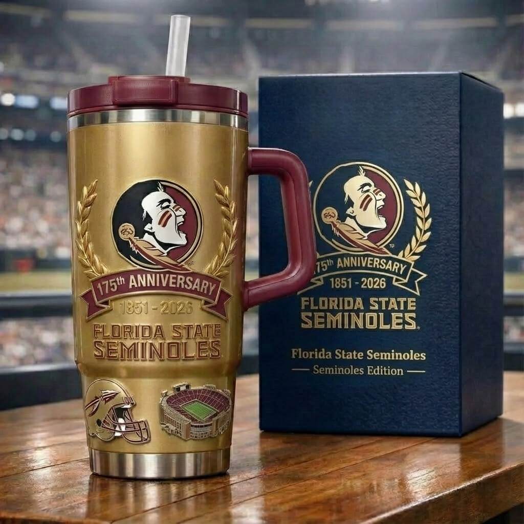 Florida State Seminoles 175th Anniversary (1851-2026) Commemorative Tumbler