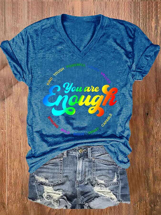 Women's Mental Health Awareness Print T-Shirt