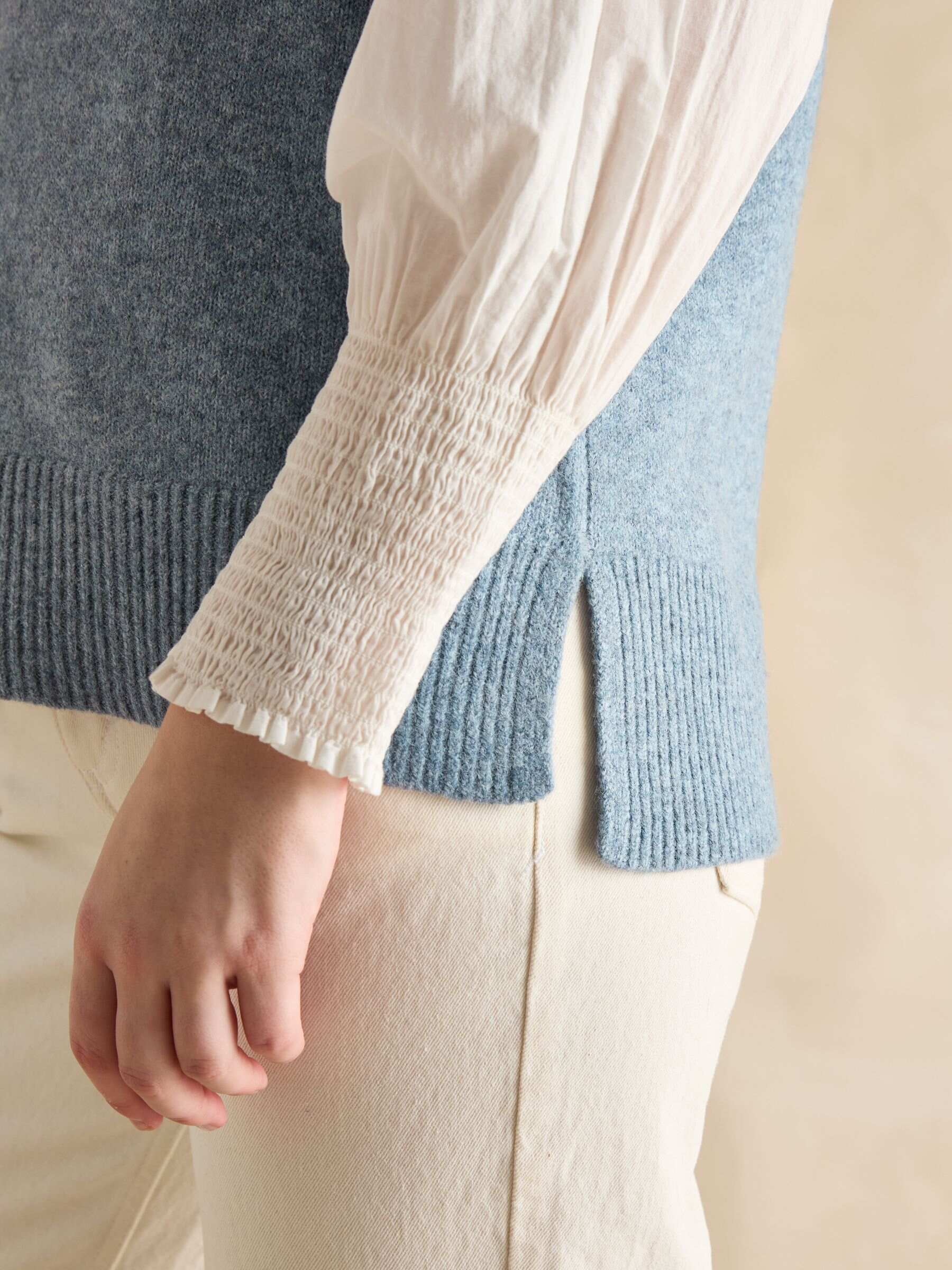 Holly Blue Knitted Vest