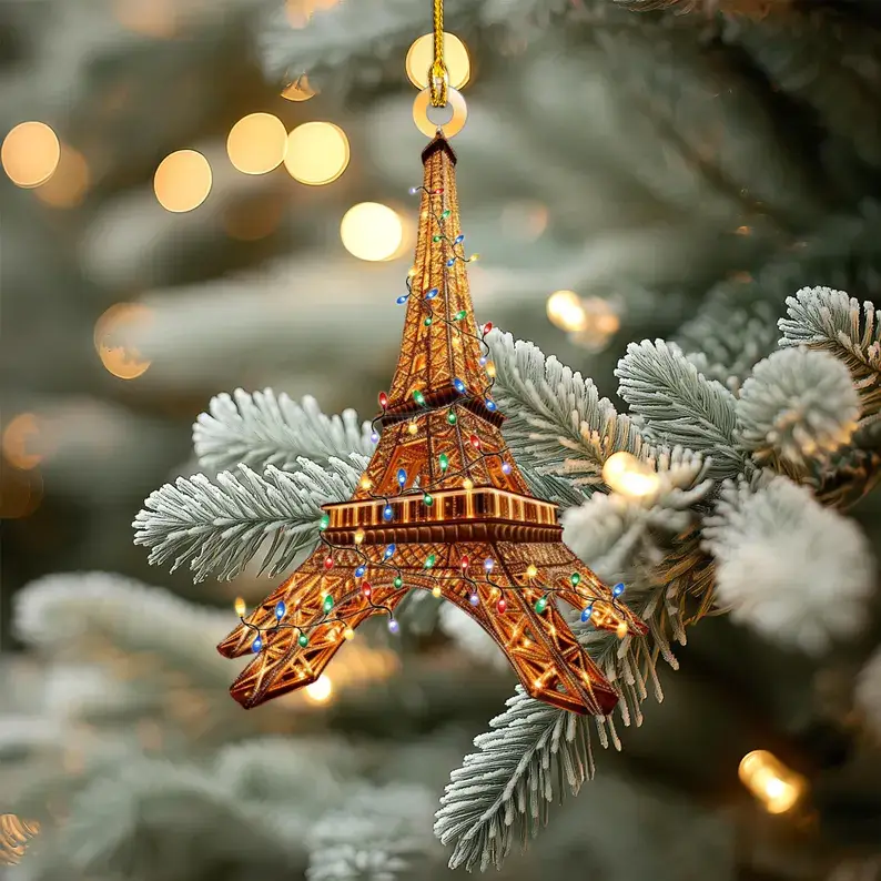 Eiffel Tower Ornament