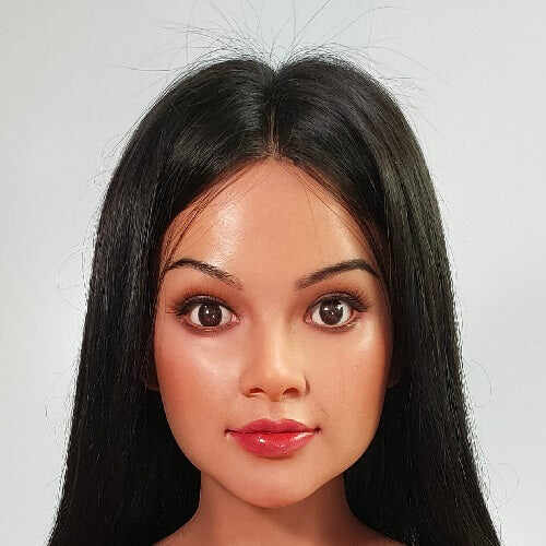 Ana S159 TPE/Silicone Sex Doll Head Only
