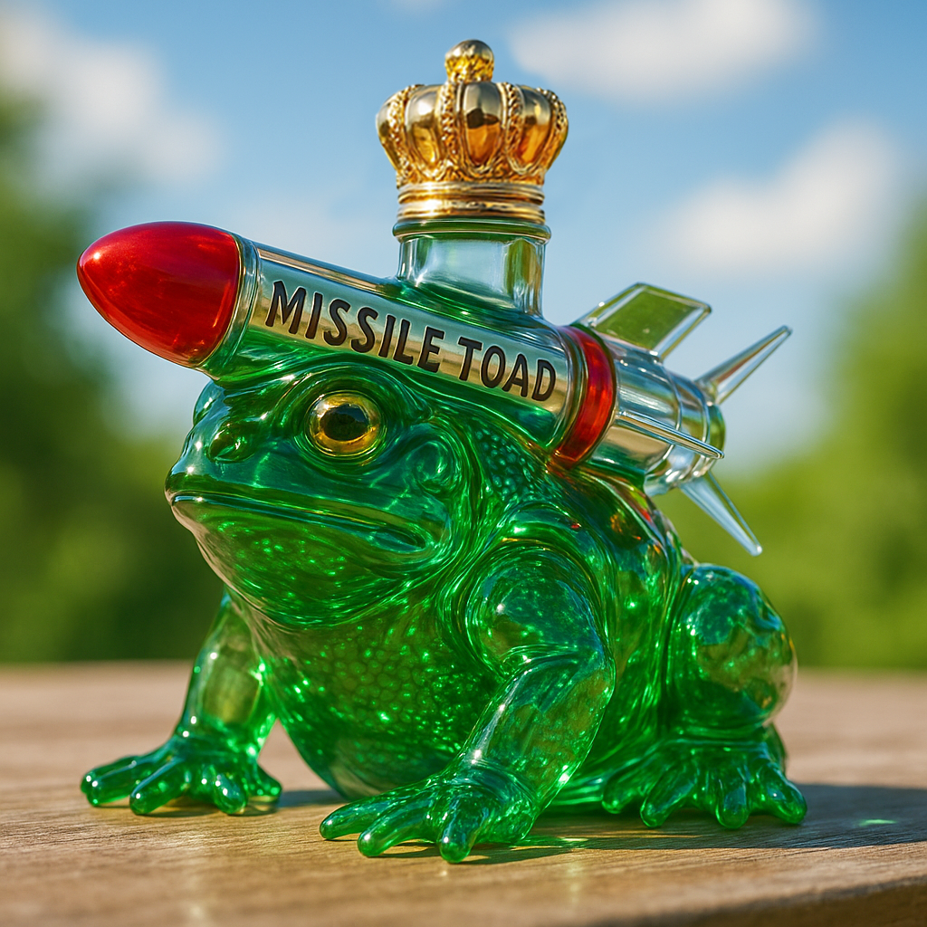 Missile Toad Whiskey Bottle
