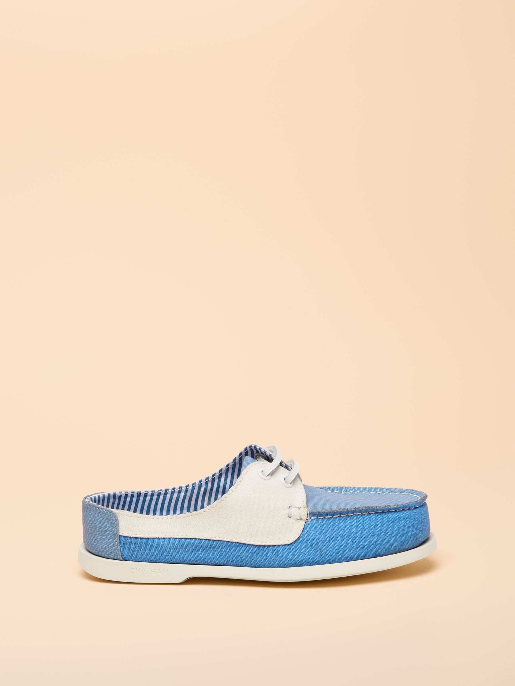 Joules X Chatham Pink Oat Mariner Deck Shoes