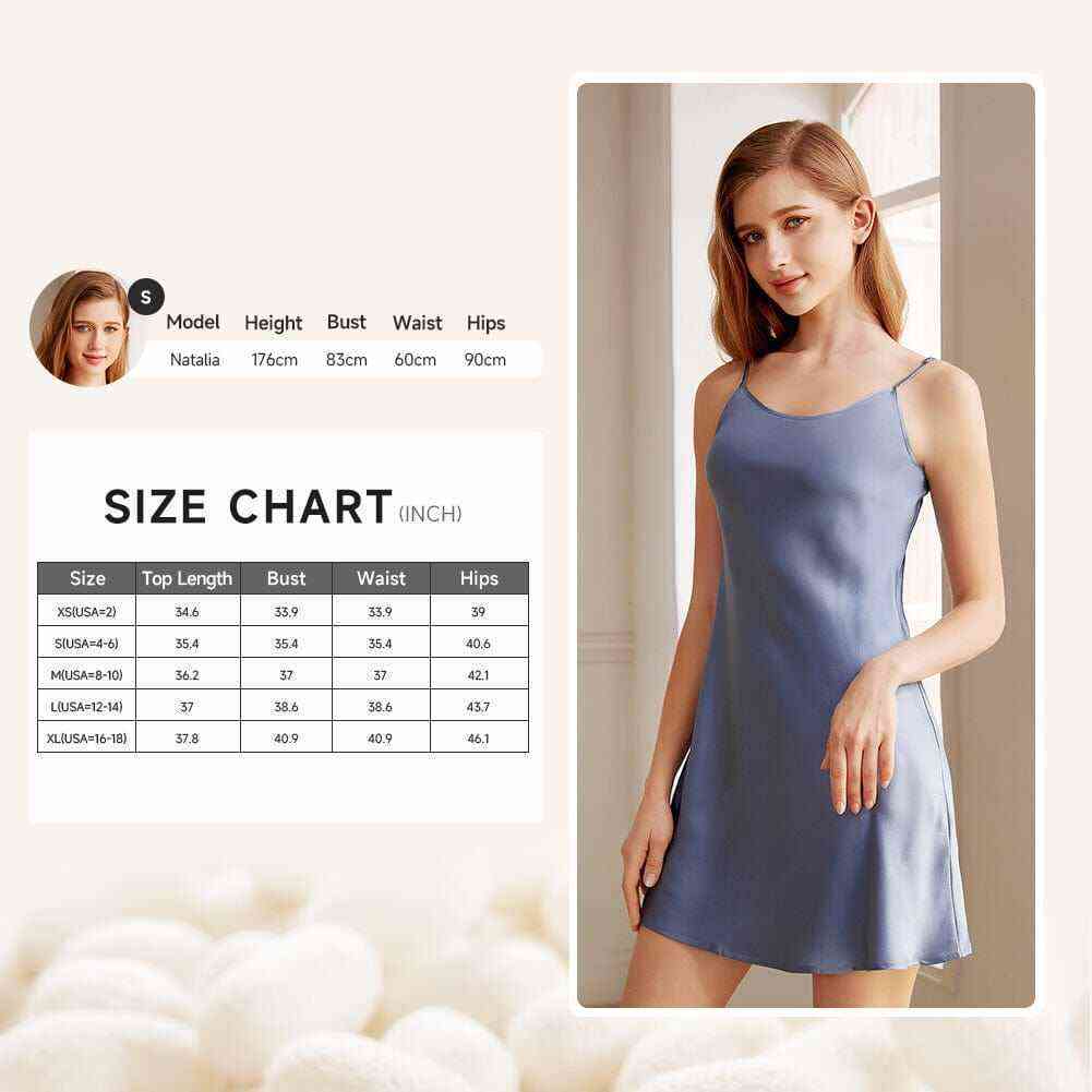 19 Momme 100% Mulberry Silk Chemise