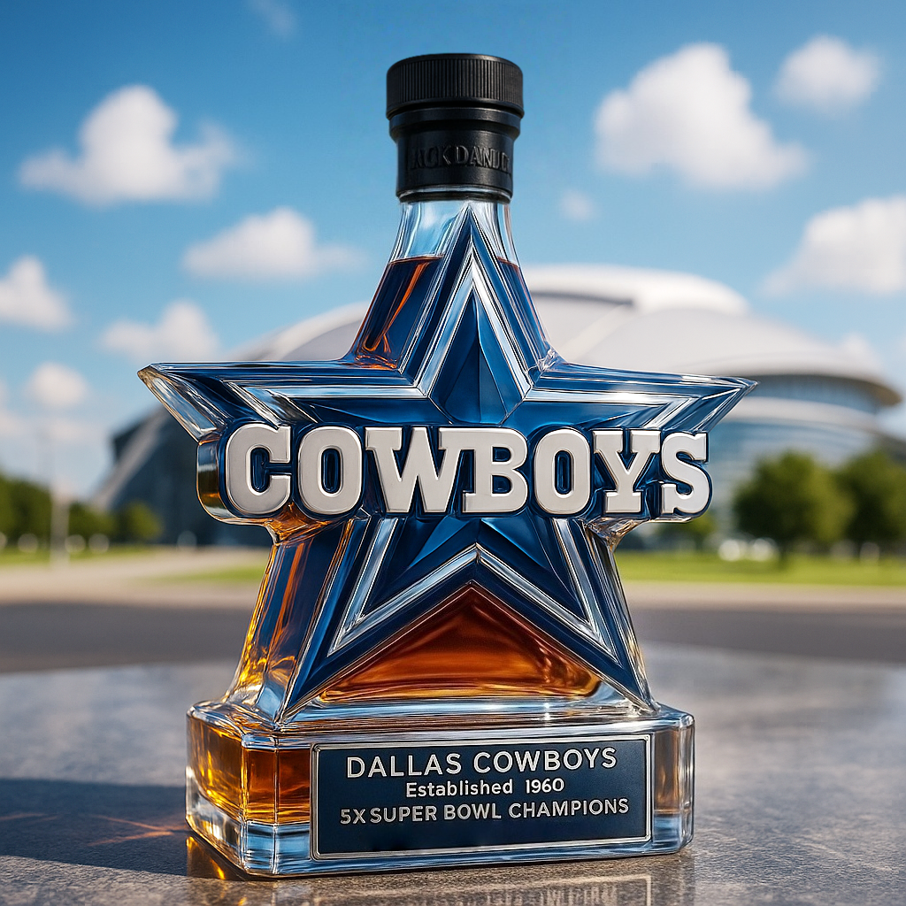 Dallas Cowboys Limited Edition Whiskey Bottle