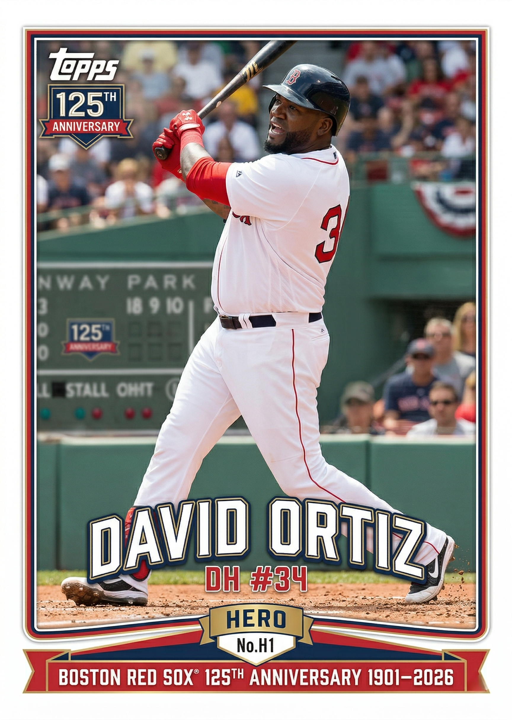 2026 Boston Red Sox 125th Anniversary Hobby Box