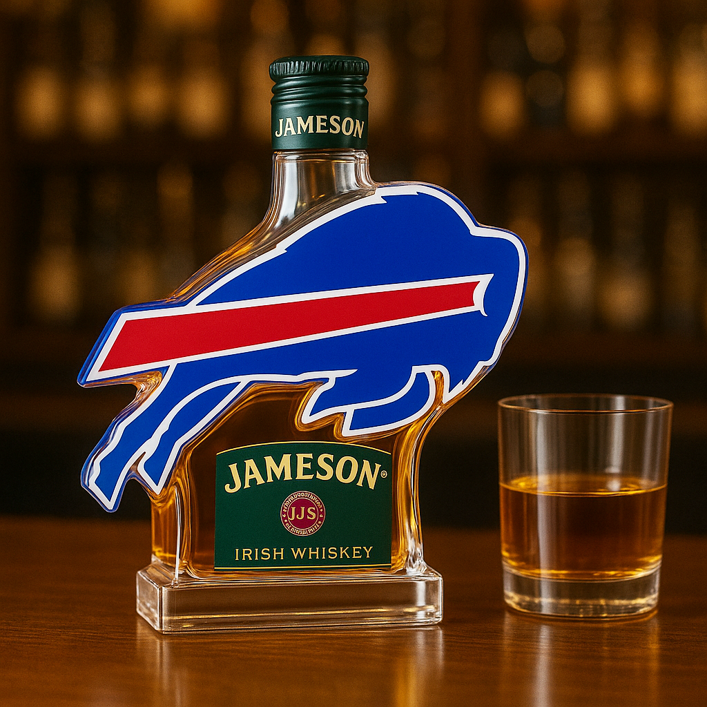 Buffalo Bills Whiskey Bottle