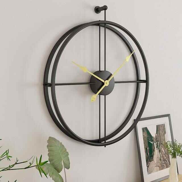 Vintage Black Wall Clock
