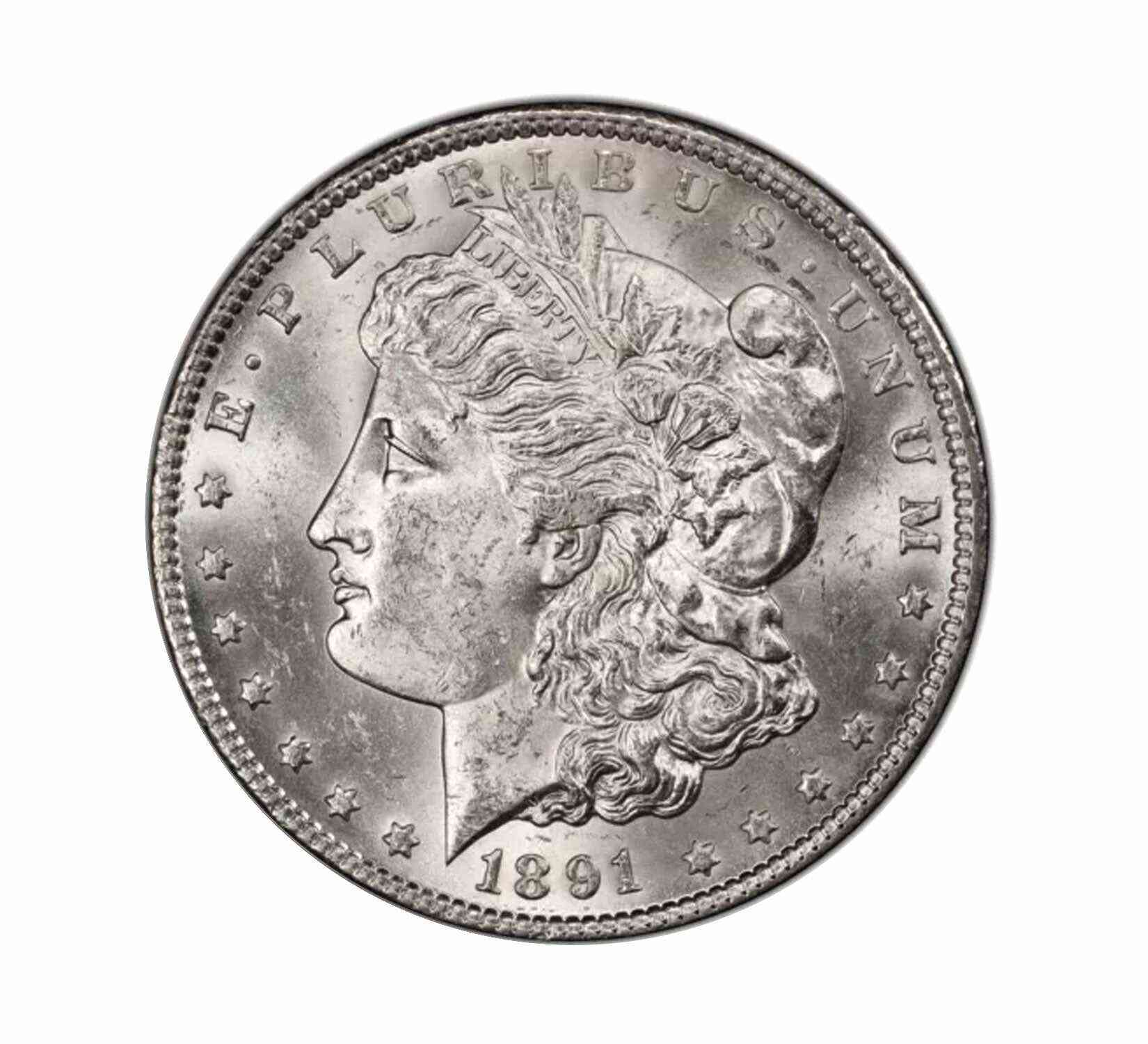 1891-CC Morgan Dollar MS62 PCGS