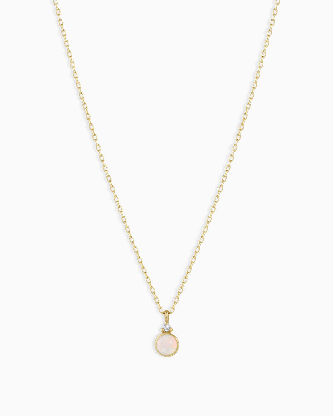 14k Gold Birthstone Necklace