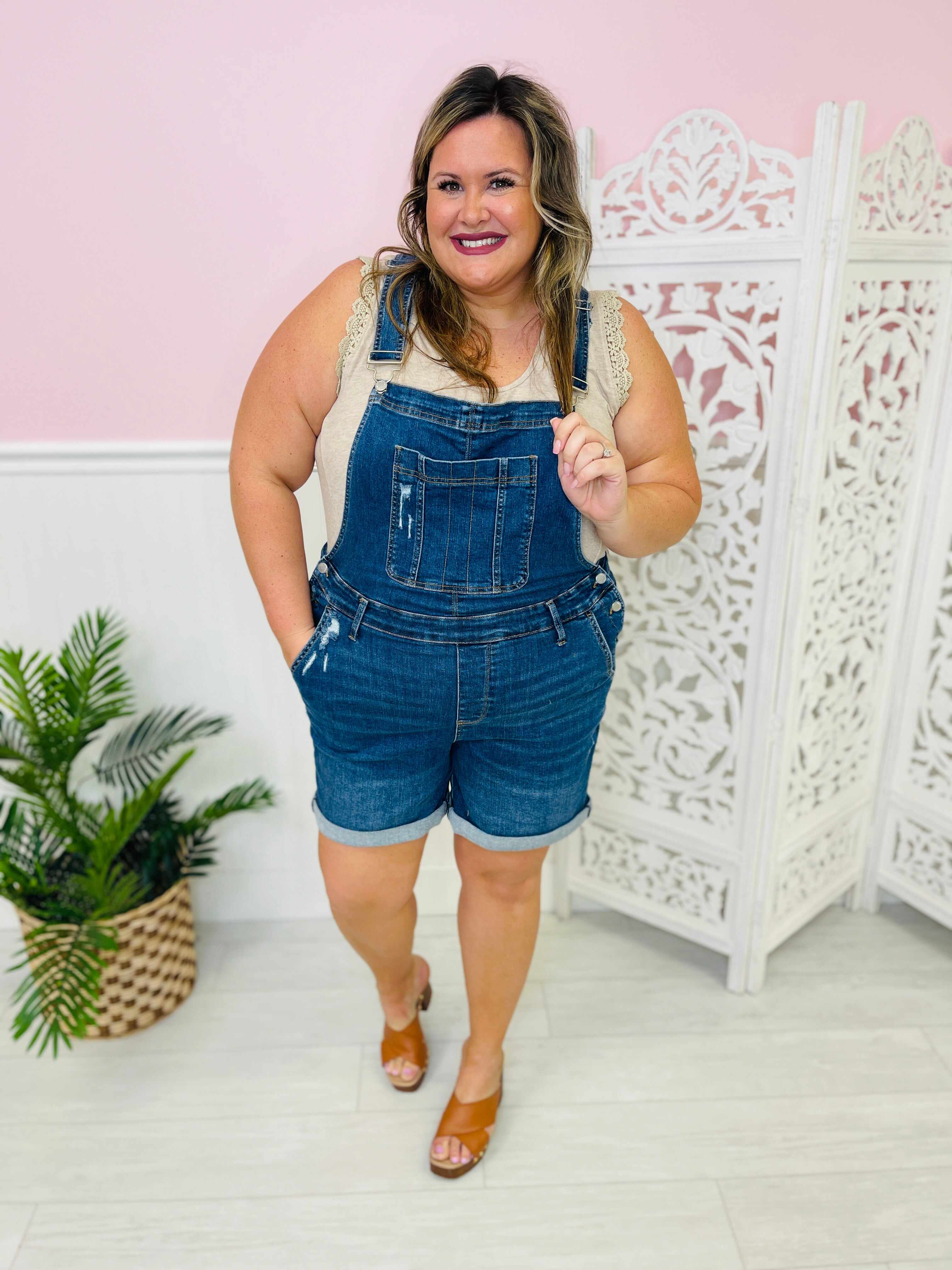 REG/CURVY Overachiever Double Cuff Overalls