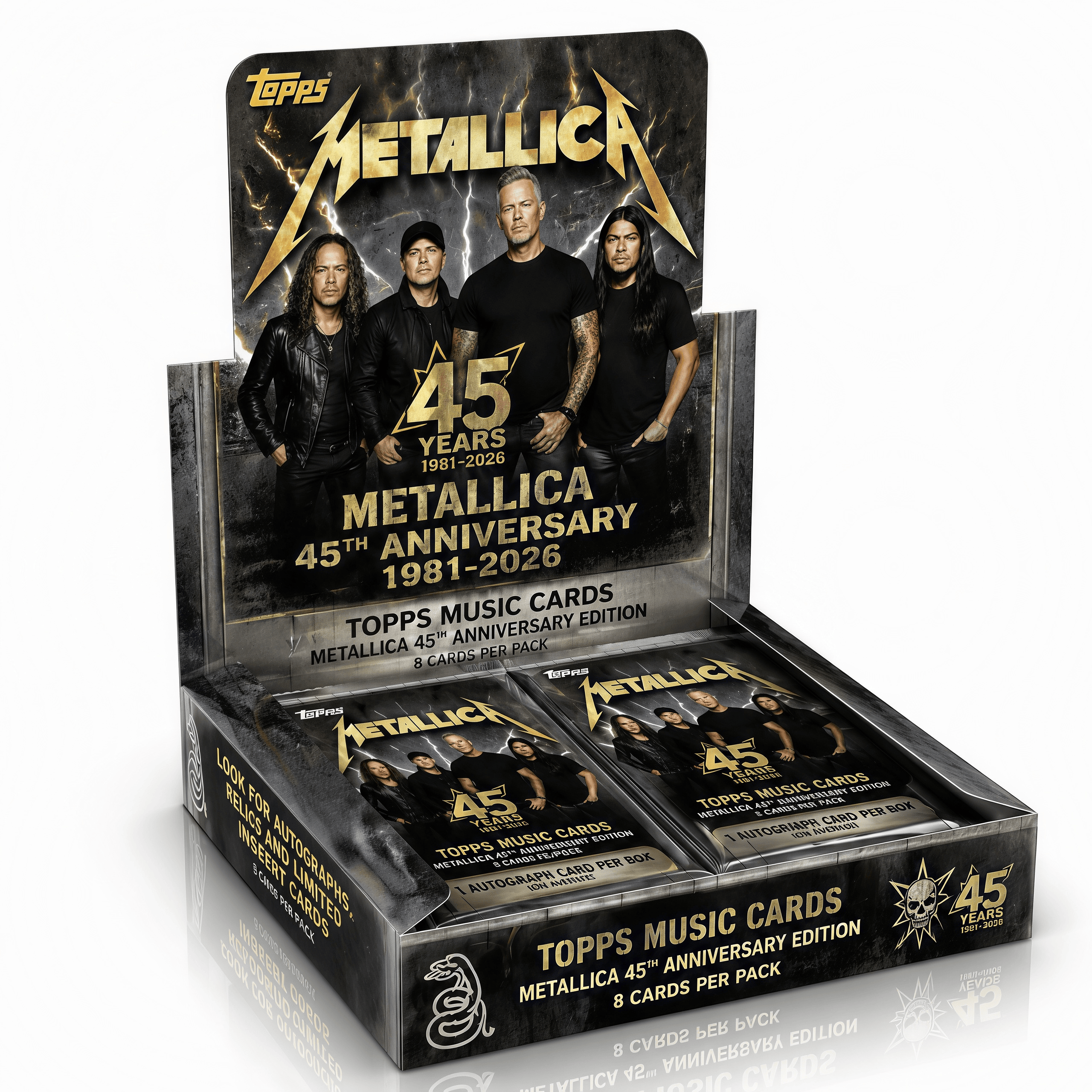 2026 Metallica 45th Anniversary Trading Cards Hobby Box