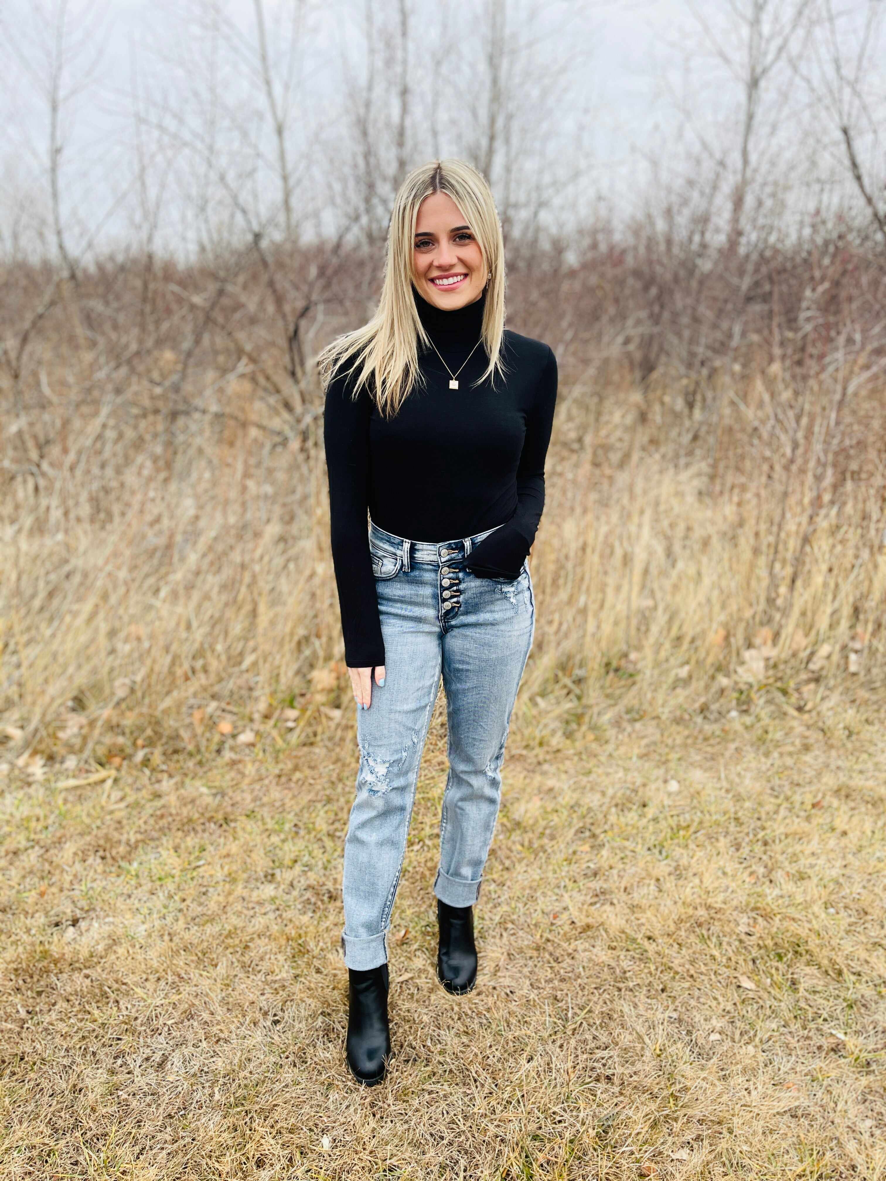 PLUS/REG Long Lost Boyfriend Long Inseam Jeans