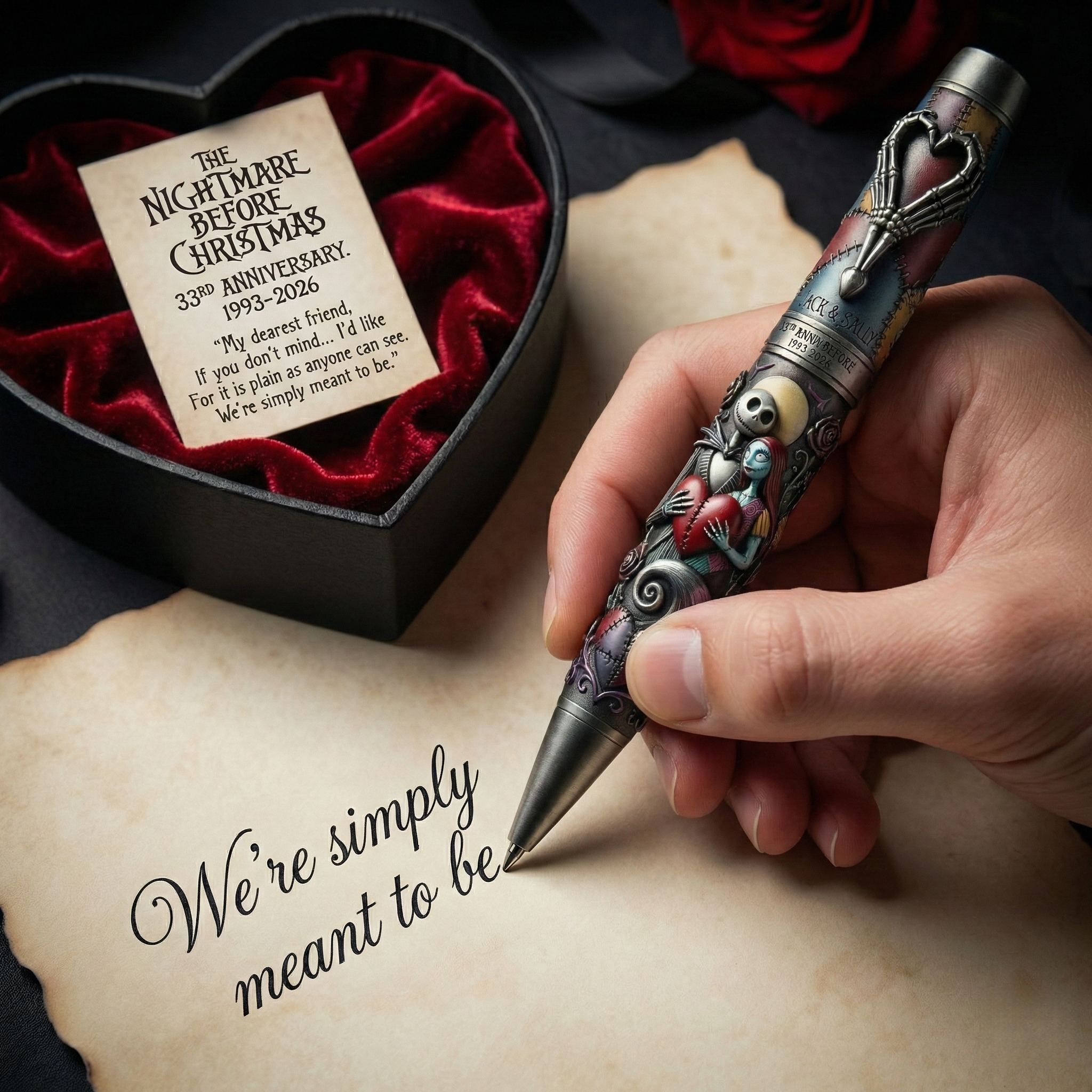 The Nightmare Before Christmas 33rd Anniversary Valentine's Day Special Edition Pen