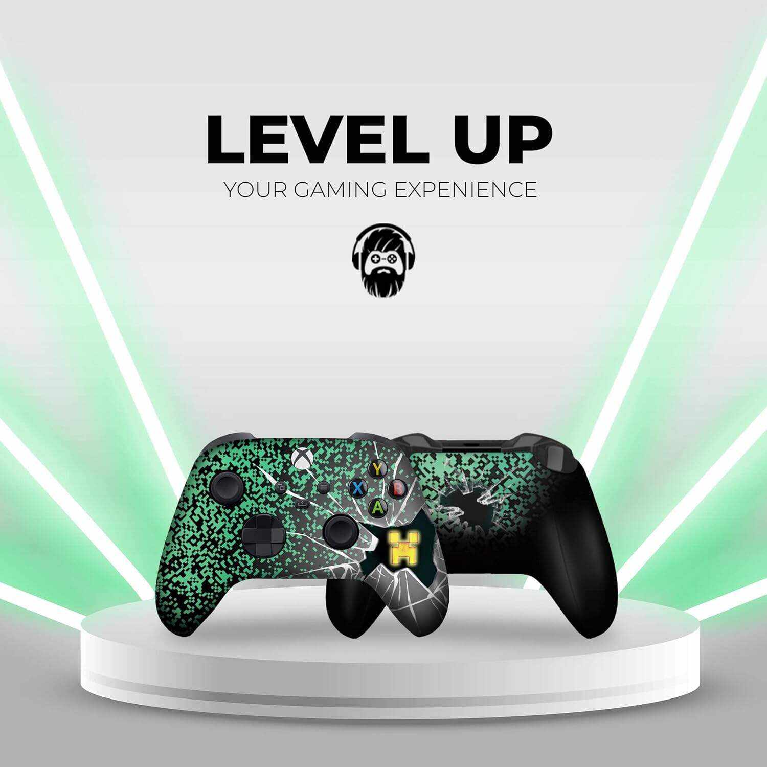 DreamController Original X-box Wireless Controller Special Edition Customized Compatible with X-box One S/X-box Series X/S & Windows 10 Made with Advanced HydroDip Print Technology(Not Just a Skin)