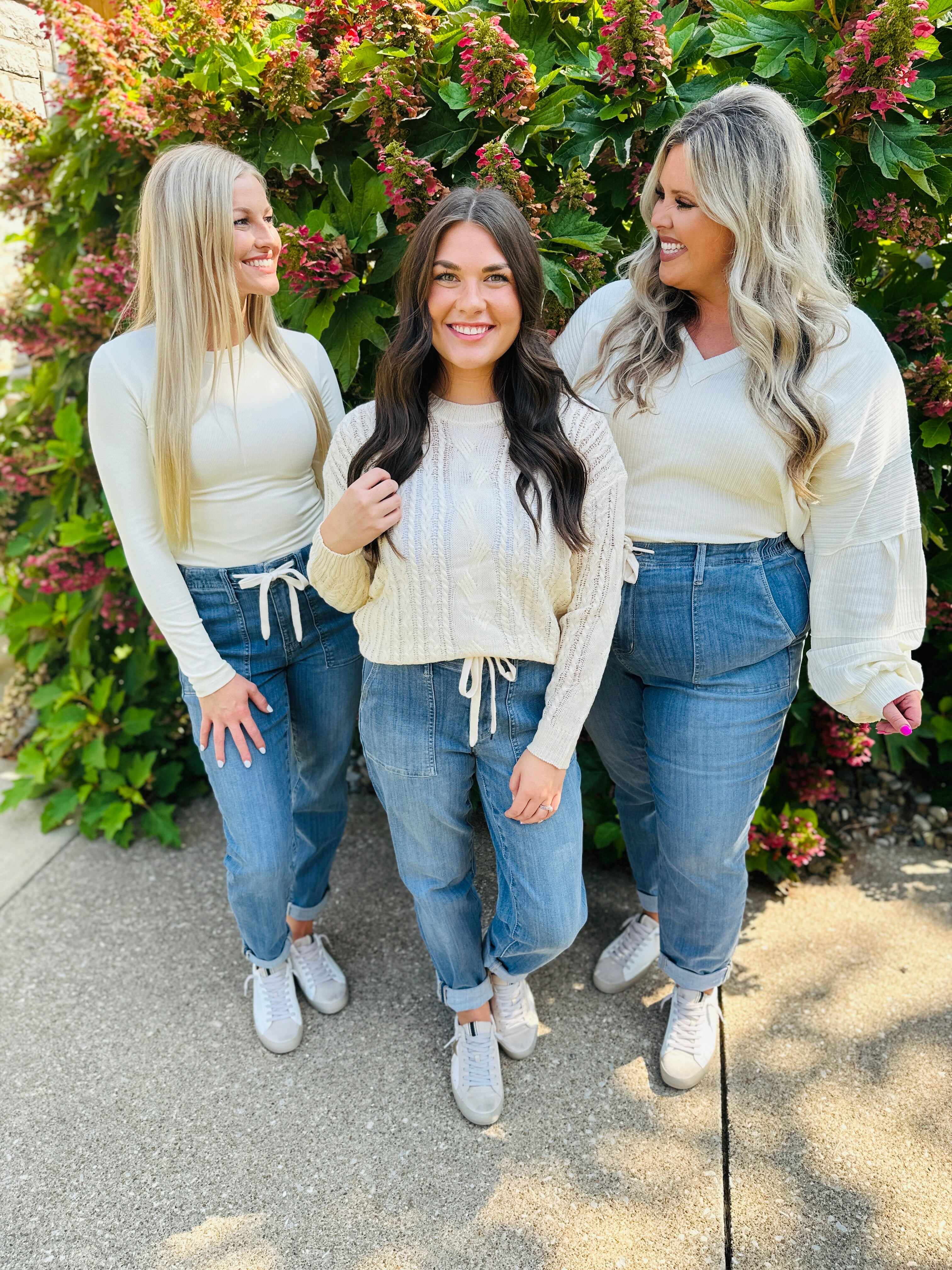 Joggers REG/CURVY Jog It Out Denim Joggers RESTOCK!