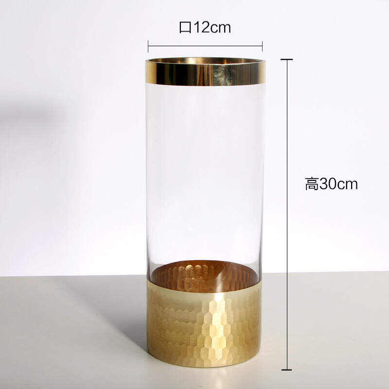 Glass Vase Modern Transparent Hydroponic Flower Vase Home Decoration Ornaments