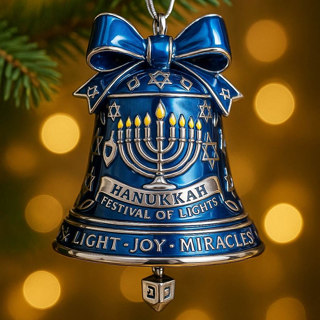 Hanukkah Bell Ornament