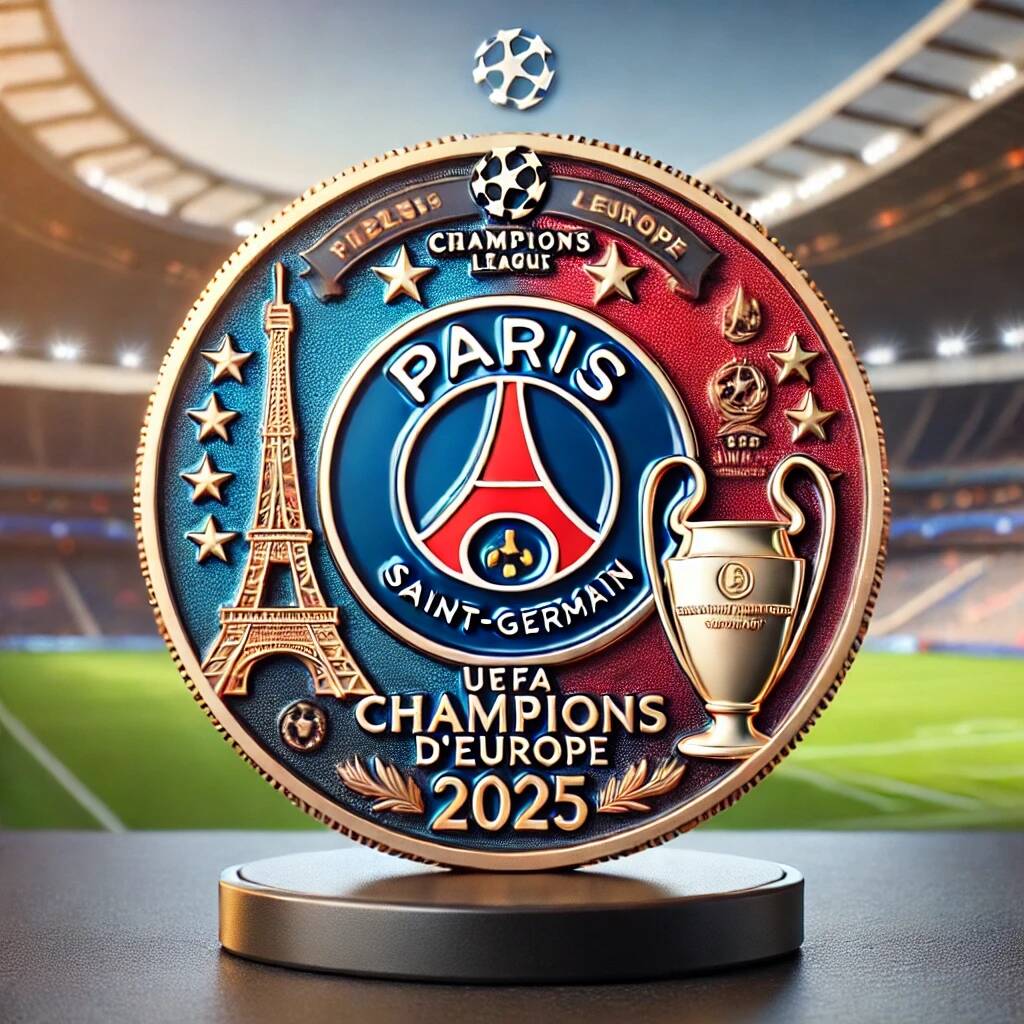 PSG UEFA Champions Coin