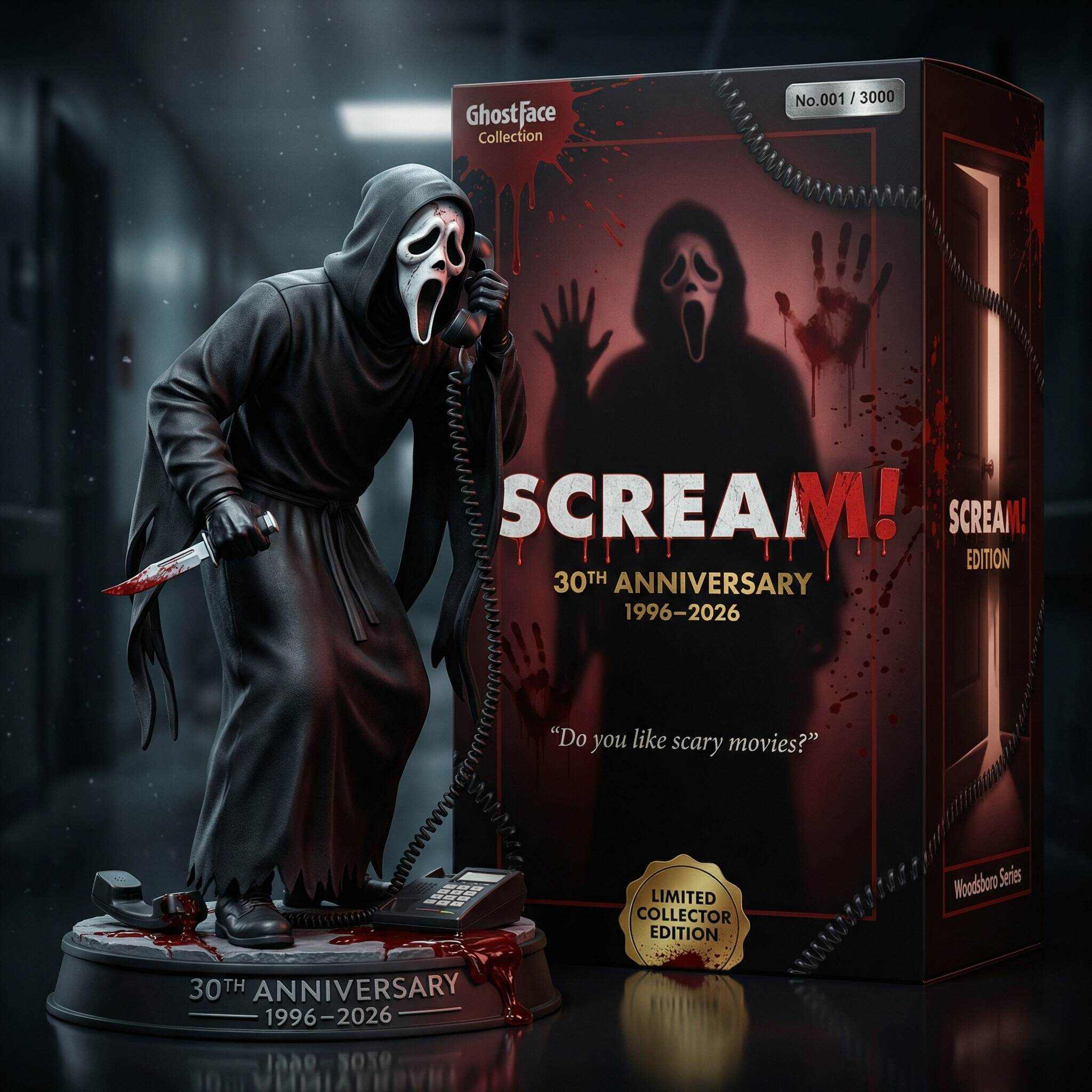 Ghostface “Last Call” Horror Statue – 30th Anniversary Collector Edition