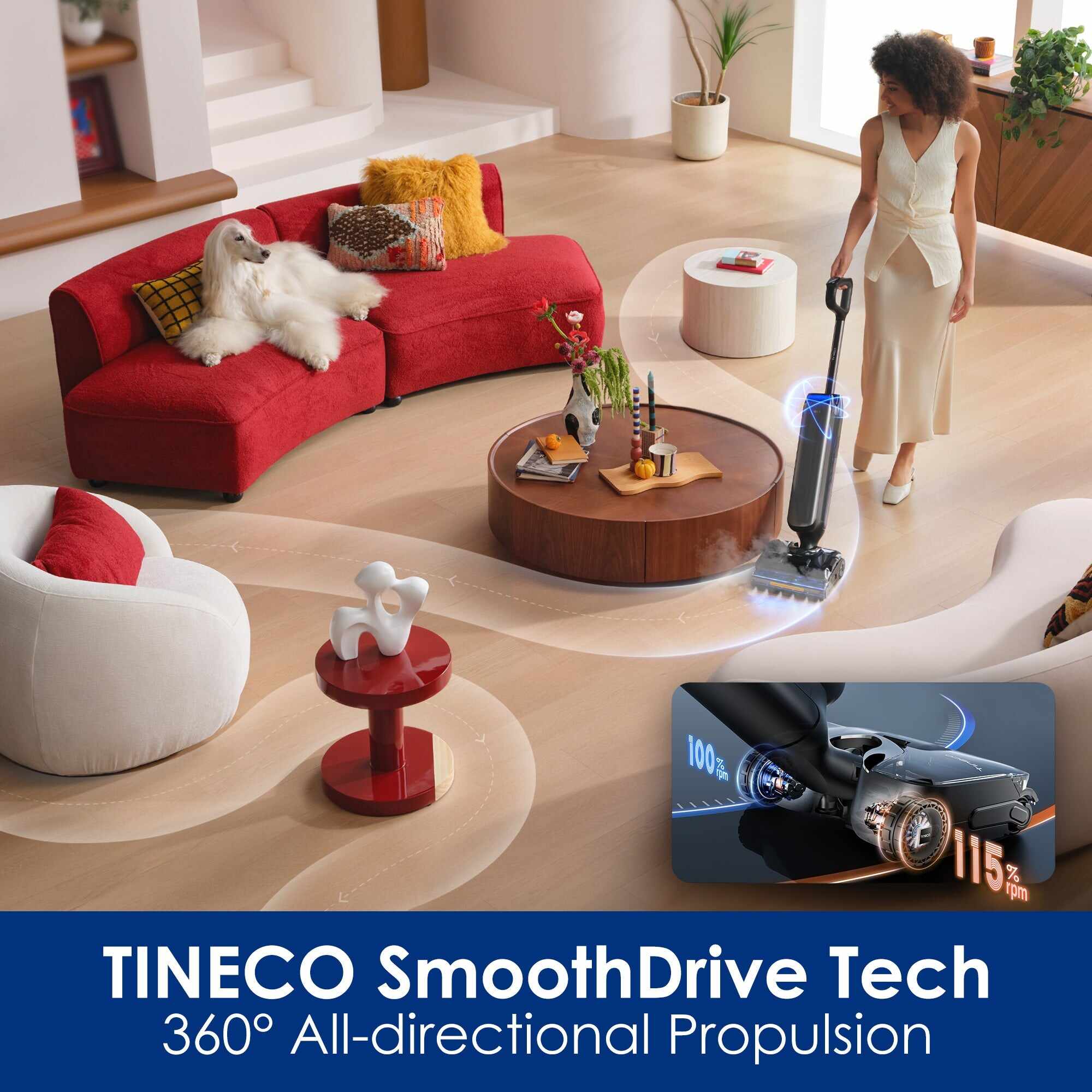 Tineco FLOOR ONE S9 Artist Steam Wet Dry Vacuum Cleaner Pre Order Shipping From 16 Jan