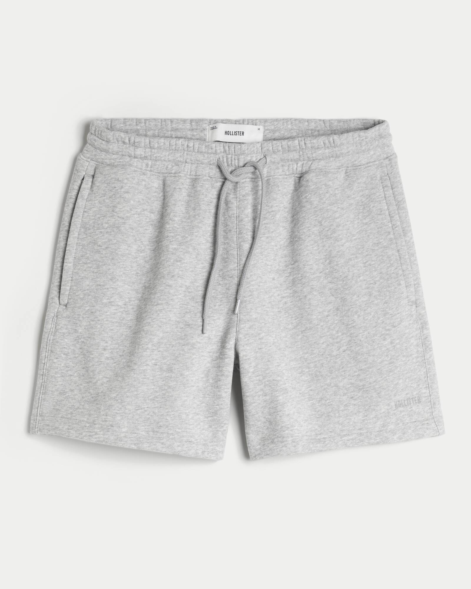 Mid-Thigh Camo Loose Fleece Shorts